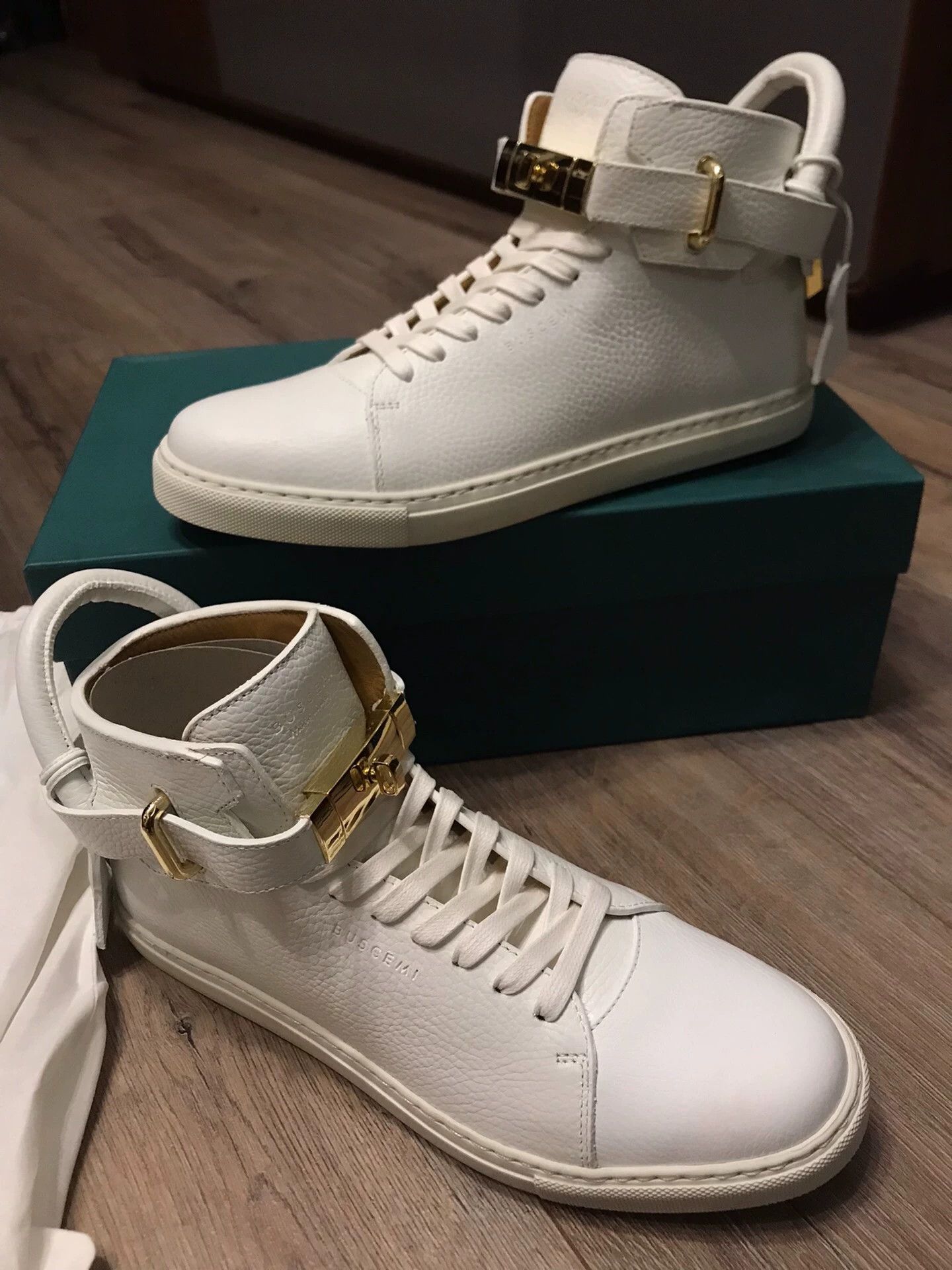 Buscemi Buscemi New 42 High-Top Leather Lock Casual Sneakers Size US 9 / EU 42 - 6 Thumbnail