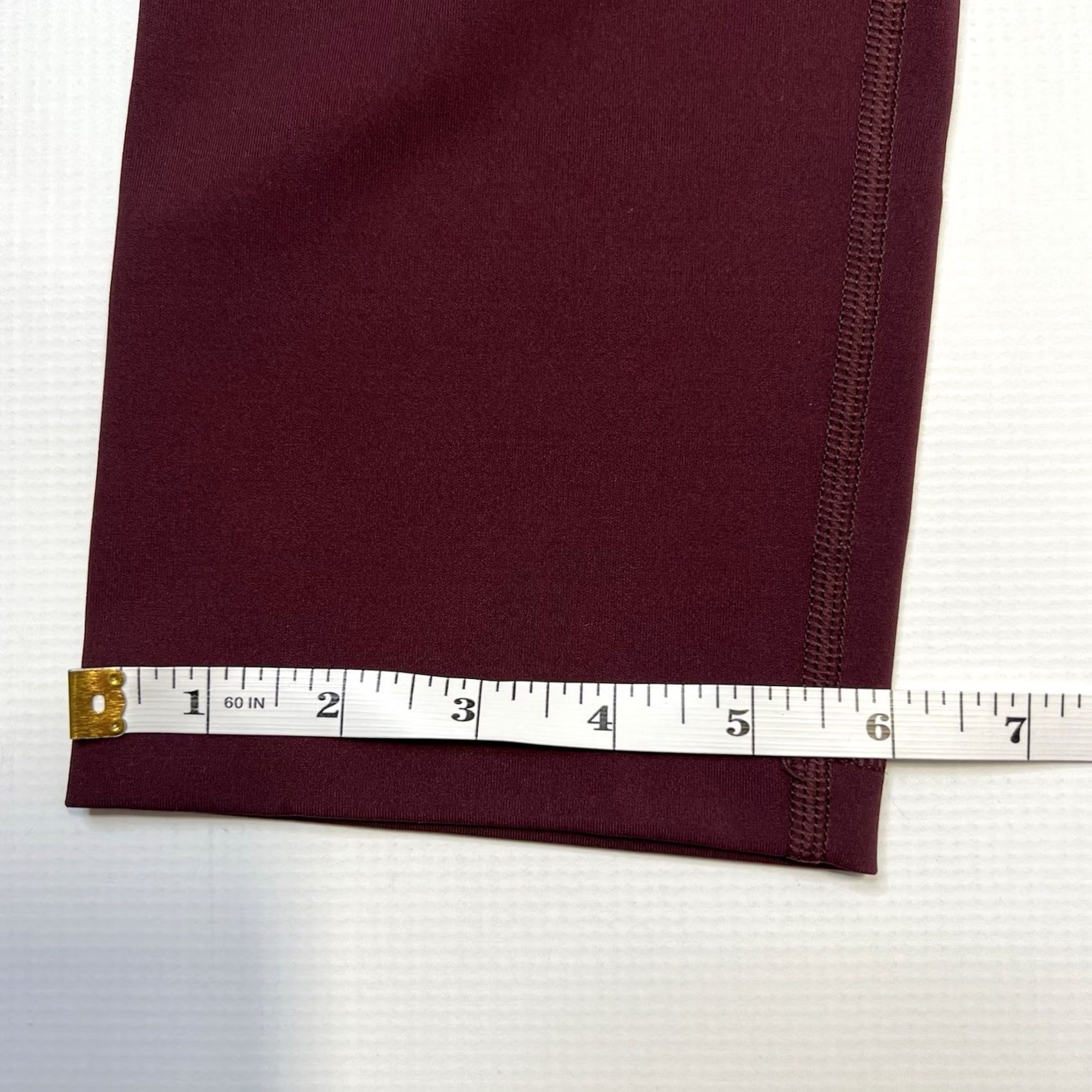 Lululemon Lululemon Leggings Womens 10 Burgundy Wunder Under Low Rise Wicking Athletic Cropped Stretch Activewear Yoga Mens? Size 32" / US 10 / IT 46 - 7 Thumbnail