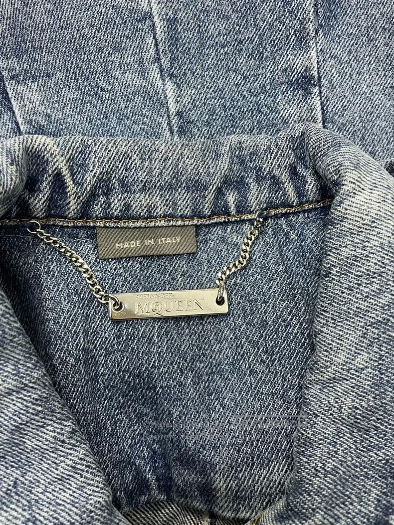 Alexander McQueen Alexander Mcqueen Two fake waisted denim jackets Size XS / US 0-2 / IT 36-38 - 4 Thumbnail