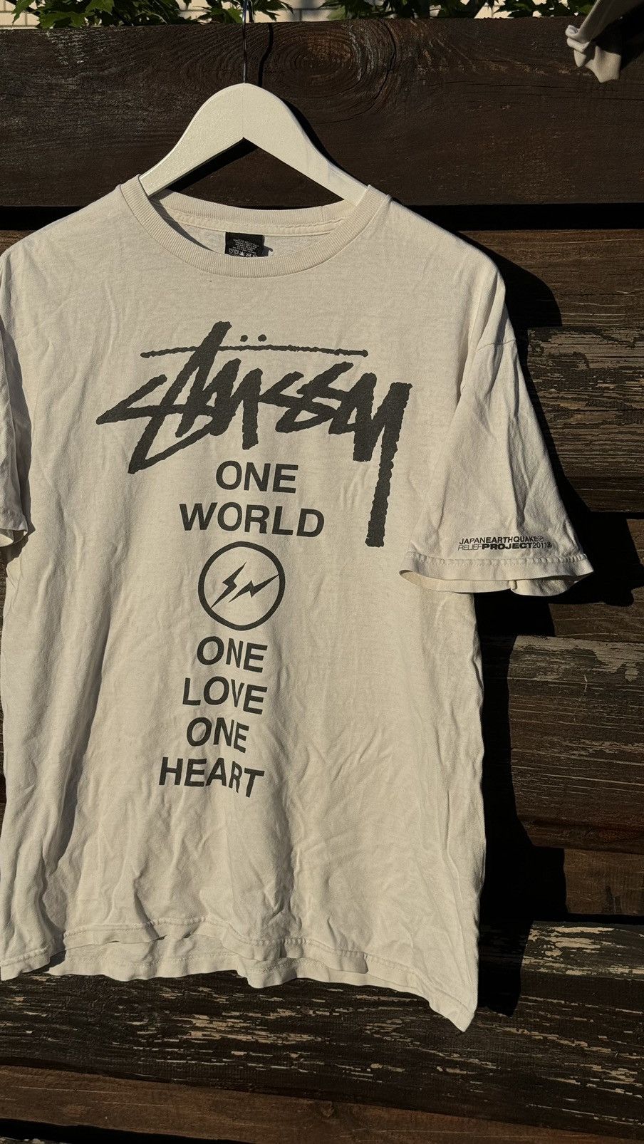 Fragment Design × Stussy × Vintage 2011 Stussy X Fragment Design rare tee Size US M / EU 48-50 / 2 - 3 Thumbnail