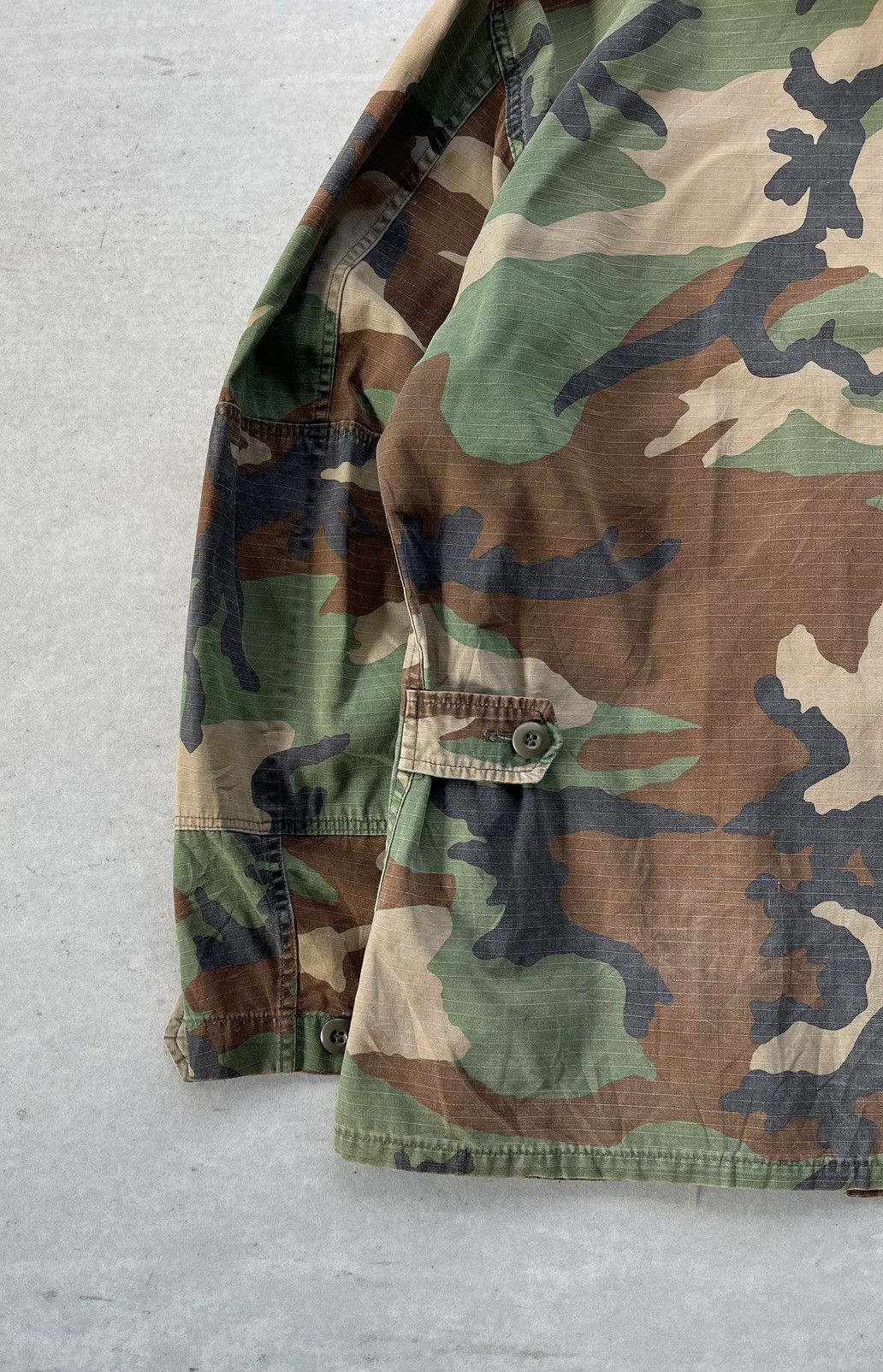 Vintage 🔥VINTAGE USMC CAMOUFLAGE PATTERN COMBAT WOODLAND JACKET Size US M / EU 48-50 / 2 - 6 Thumbnail