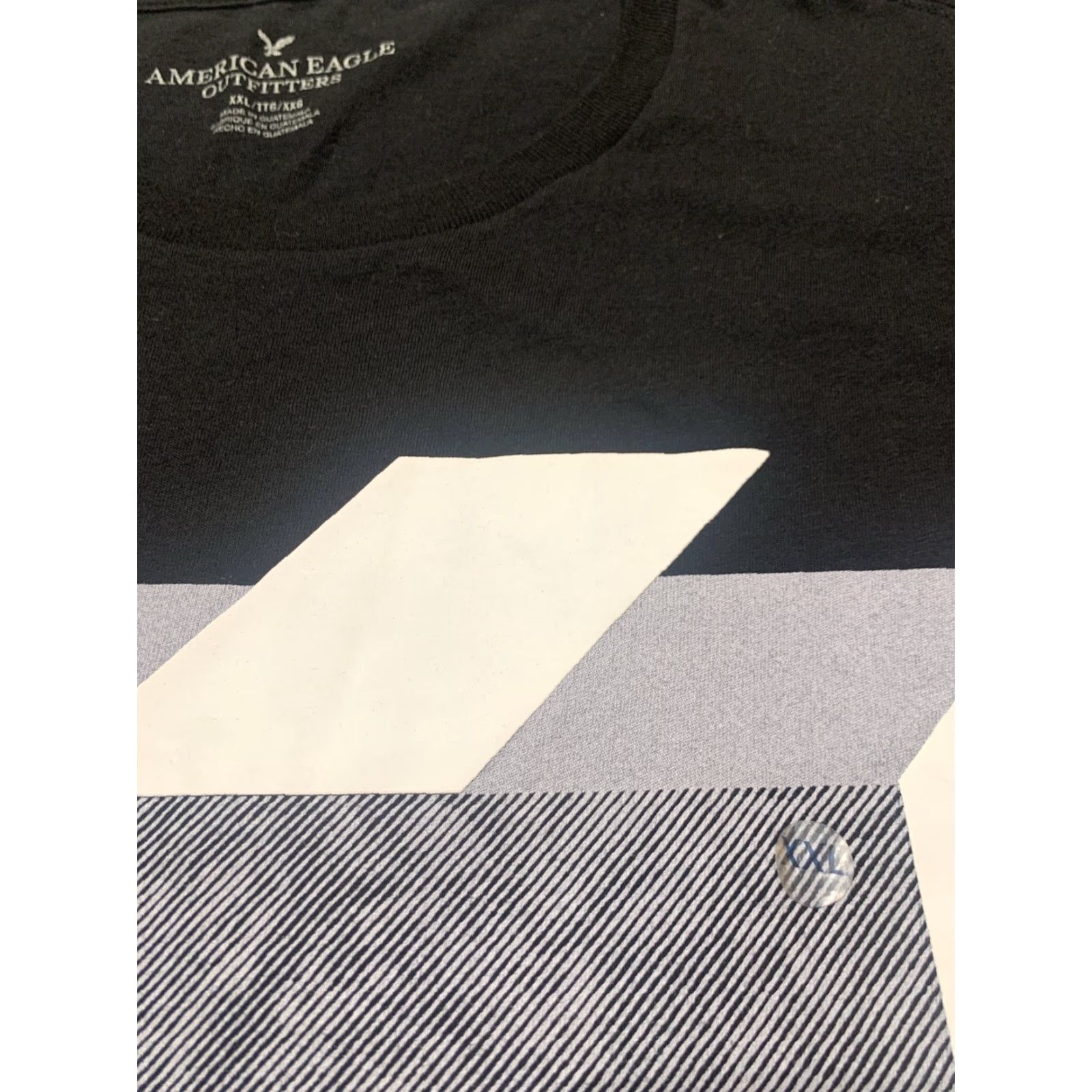 American Eagle Outfitters AMERICAN EAGLE OUTFITTERS Black T-Shirt 2XL Colorful Mens Size US XXL / EU 58 / 5 - 3 Thumbnail