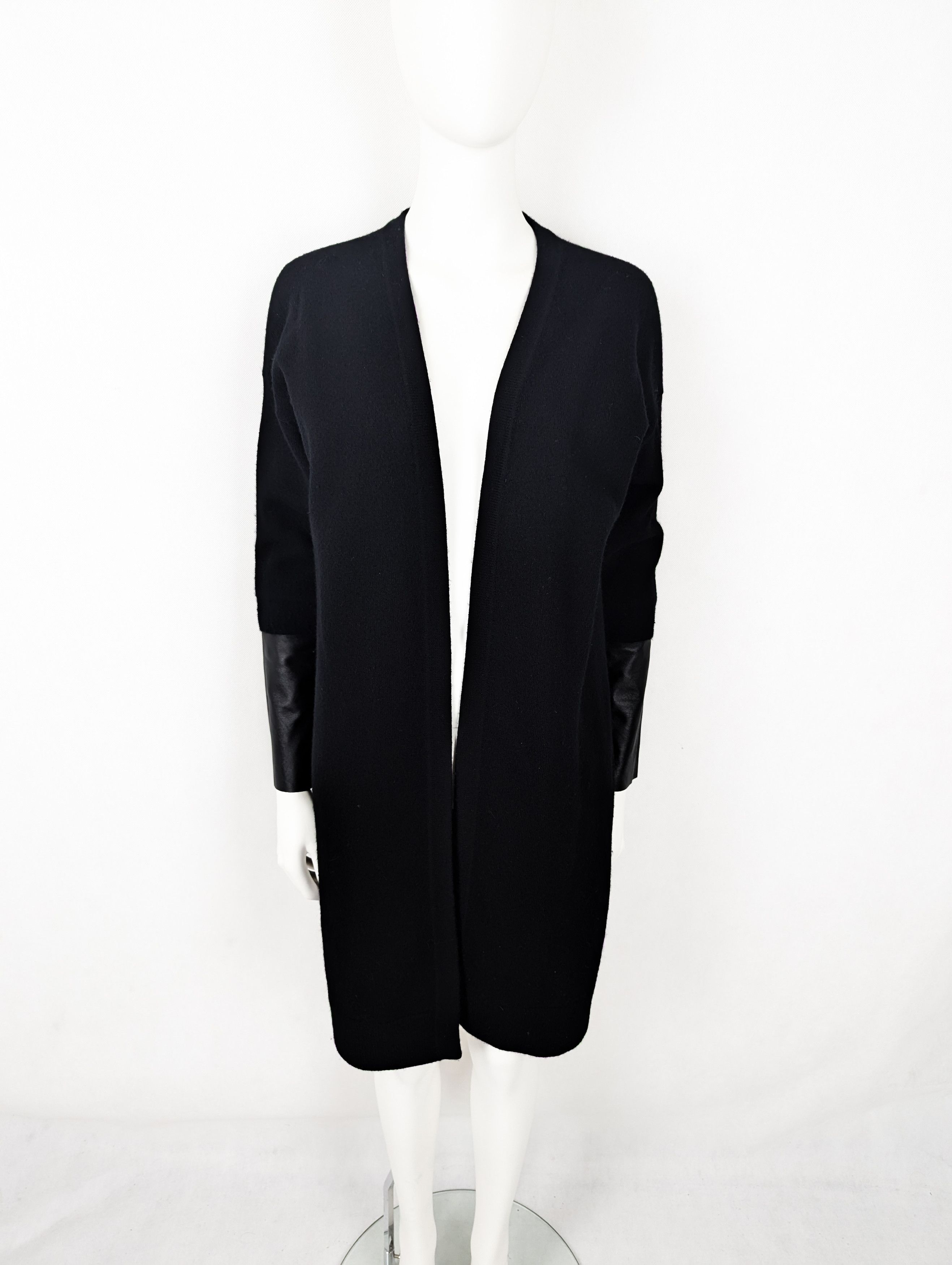 Allsaints Allsaints essy cardigan wool and leather M Size M / US 6-8 / IT 42-44 - 1 Thumbnail