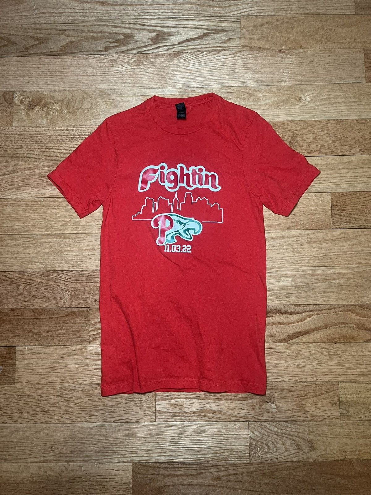 Gildan Gildan Philadelphia Eagles & Phillies Fightin T-Shirt Size US XS / EU 42 / 0 - 1 Thumbnail