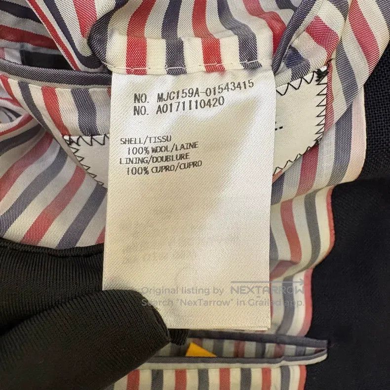 Thom Browne Thom Browne Ocean Series Embroidered Jacket - Dark Blue Size US S / EU 44-46 / 1 - 8 Thumbnail