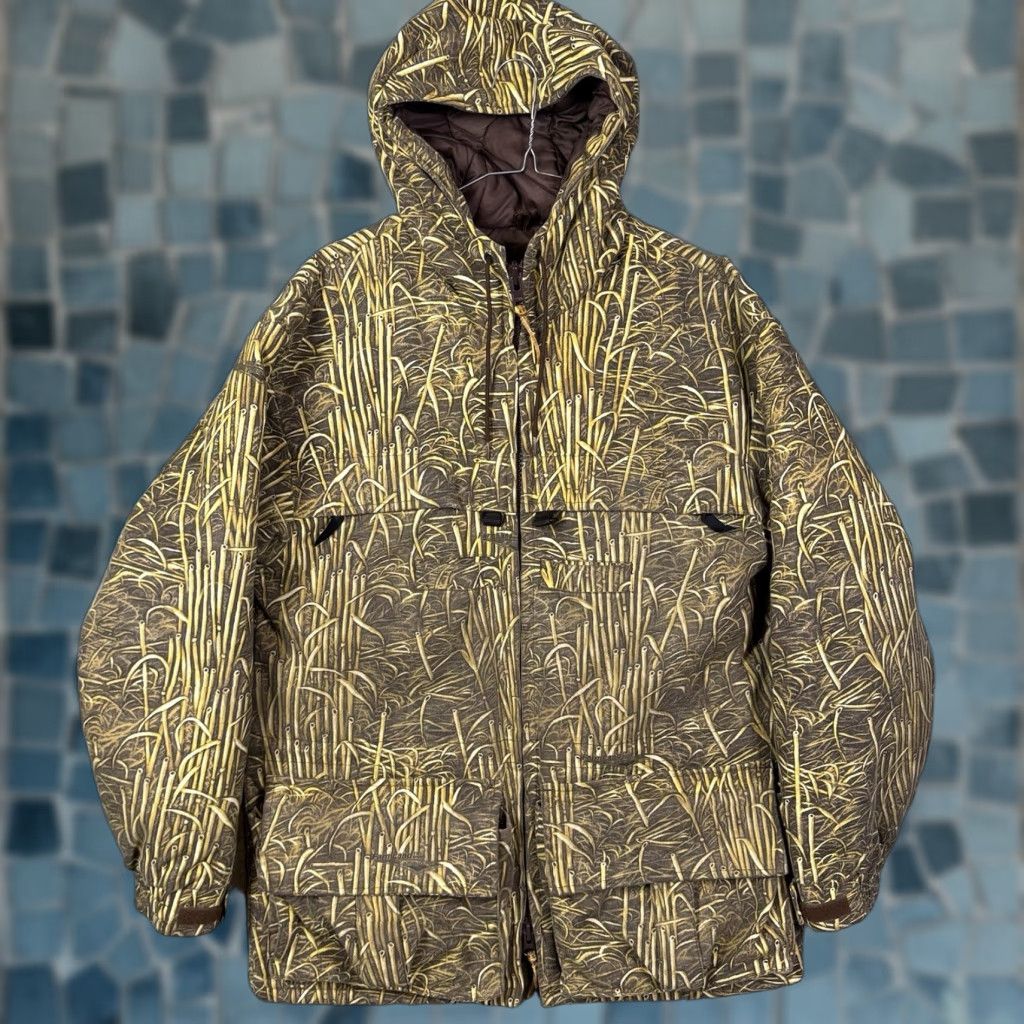 Vintage VINTAGE Clark Outdoor Farmland Camouflage Jacket Mens M Hooded Parka Full Zip Quilted 90s USA Workwear Hunting Size US M / EU 48-50 / 2 - 1 Thumbnail