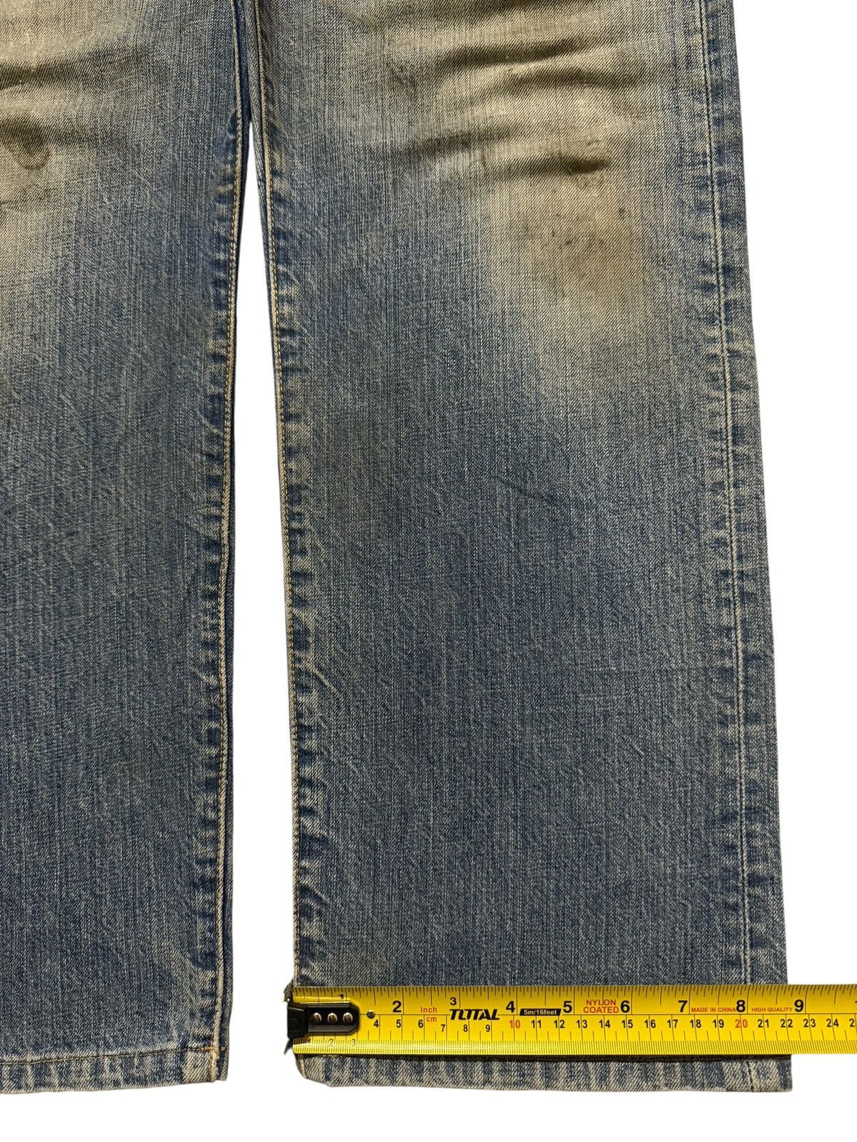 Levi's Vintage 90s Levis 501 Classic Blue Mud Wash Wide Leg Loose Size US 35 - 14 Thumbnail