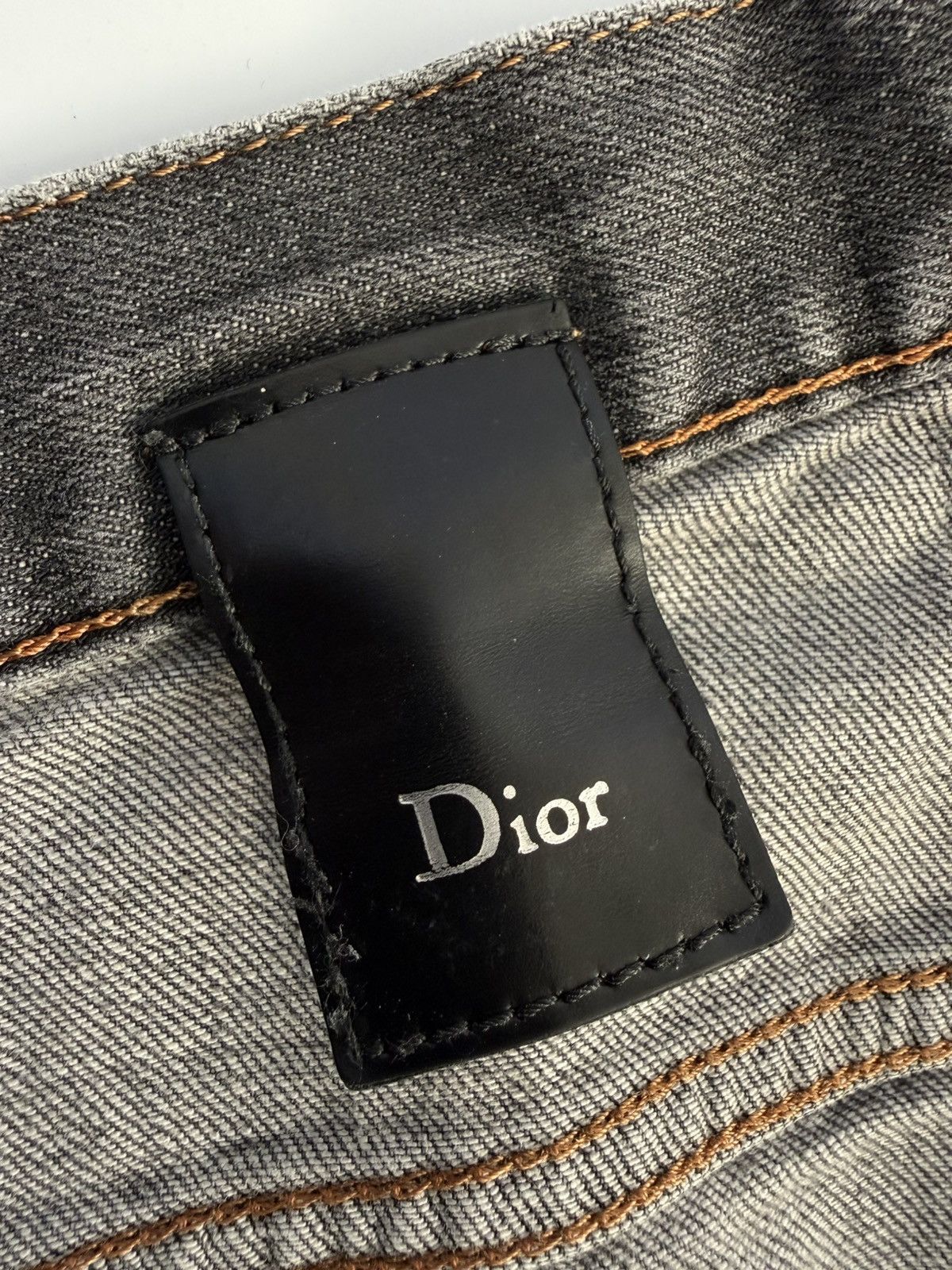 Dior Dior Homme Black Washed Jeans Size US 31 - 10 Thumbnail