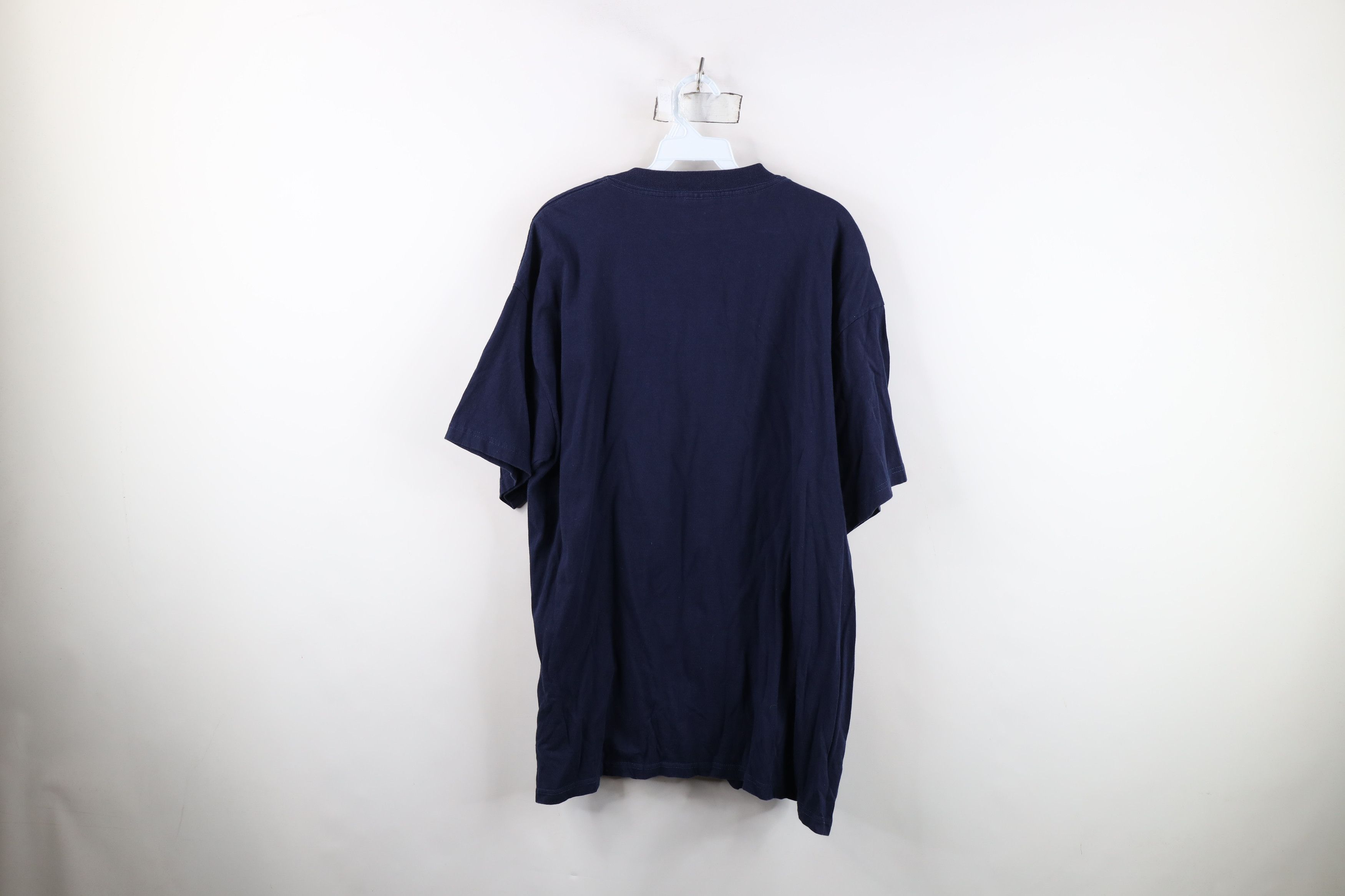 Vintage Vintage 90s Streetwear Noahs Ark Animals T-Shirt Blue Size US XL / EU 56 / 4 - 11 Thumbnail