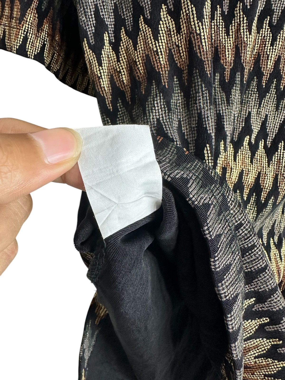 Japanese Brand ABSTRACT DESIGN SHORT SLEEVE ISSEY MIYAKE YOHJI STYLE Size US M / EU 48-50 / 2 - 8 Thumbnail