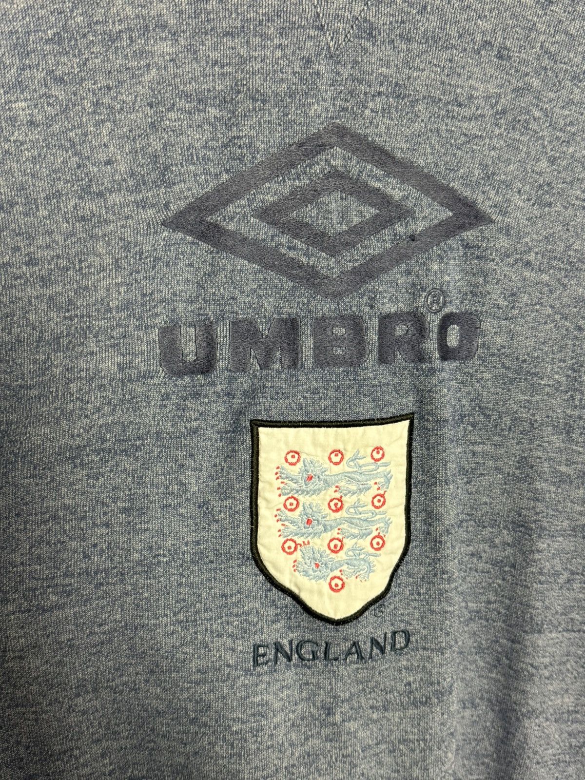 Umbro Vintage England National Team Training Football Sweatshirt Size US L / EU 52-54 / 3 - 3 Thumbnail