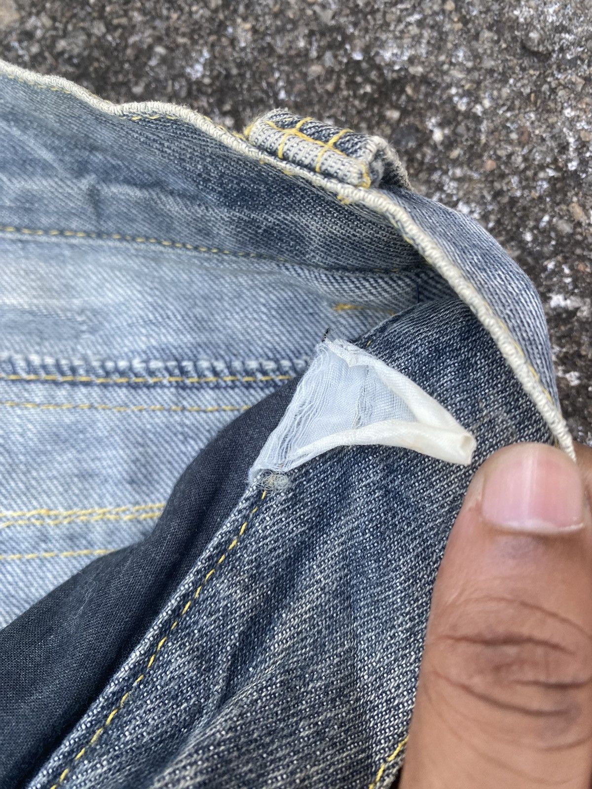 Japanese Brand Zerosail distressed tactical jeans ripped knee punk style Size US 30 / EU 46 - 8 Thumbnail