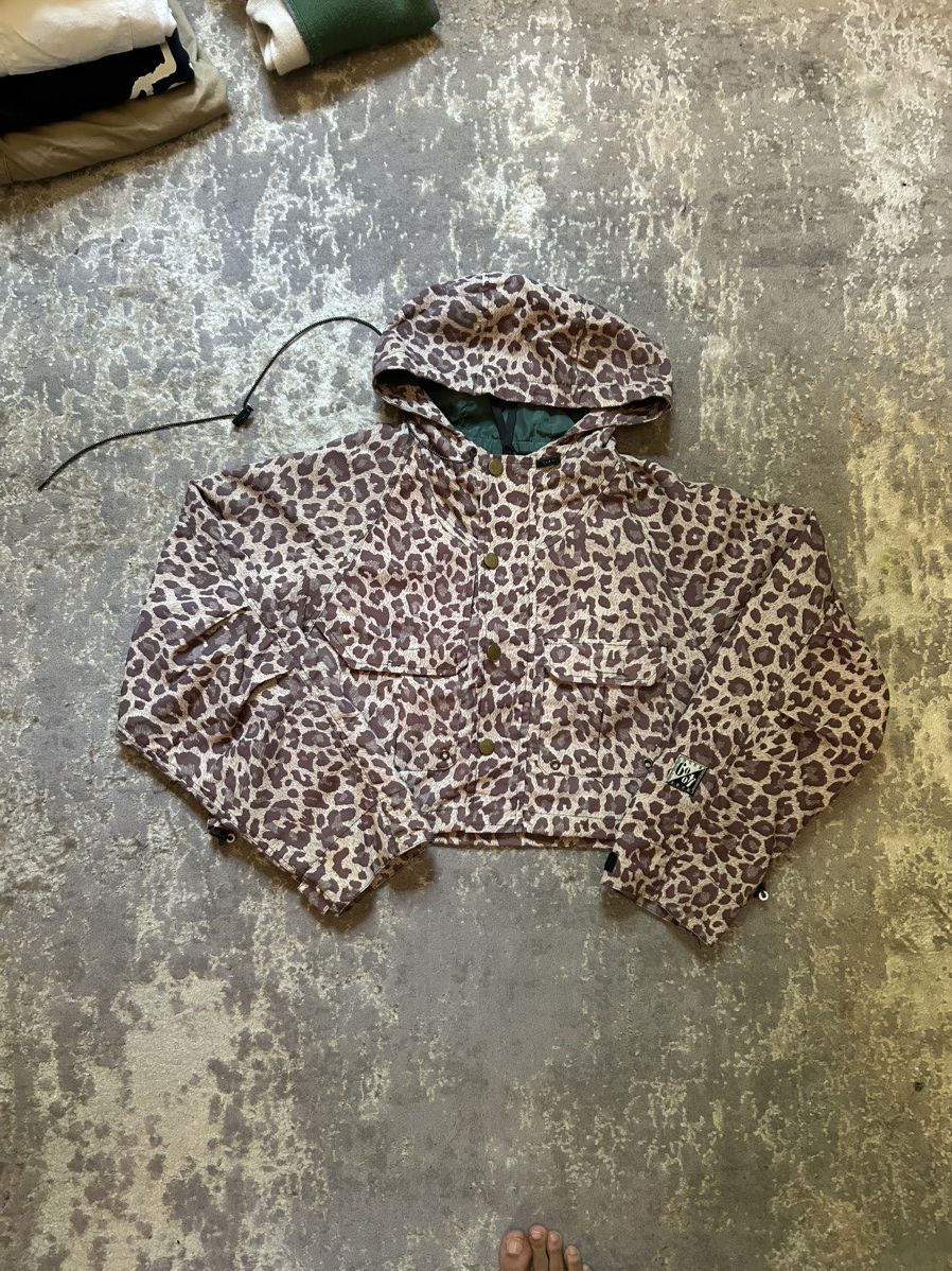 Kapital Kapital Kross Kountry Cheetah Cropped Light Rain Jacket Size US S / EU 44-46 / 1 - 1 Thumbnail