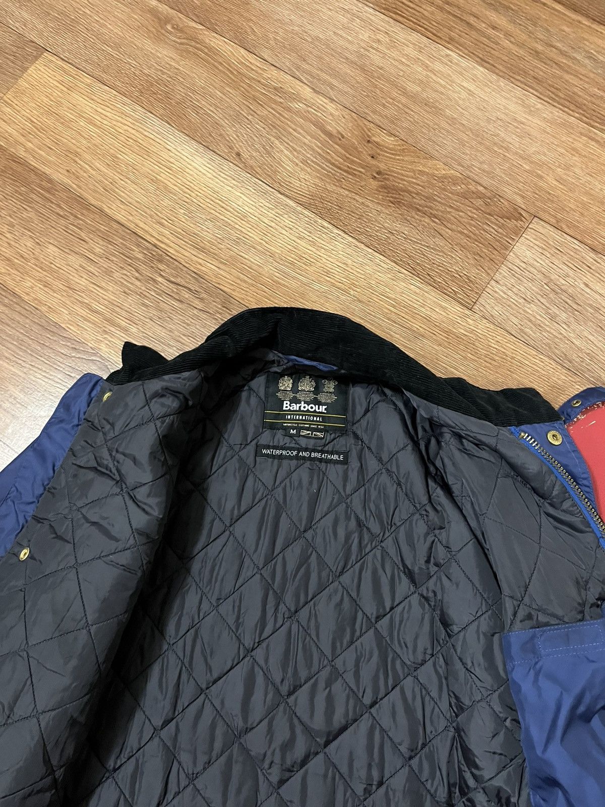 Barbour Vintage Barbour International Lightning Gold Jacket Raincoat Size US M / EU 48-50 / 2 - 6 Thumbnail
