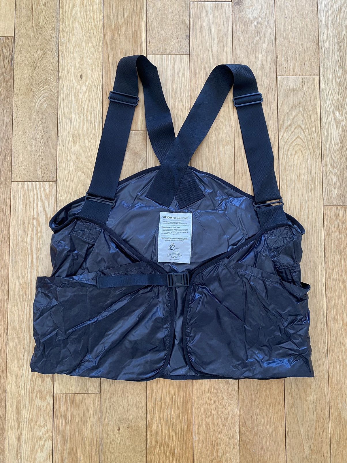 image of Sasquatchfabrix Black Vest, Men's (Size Medium)