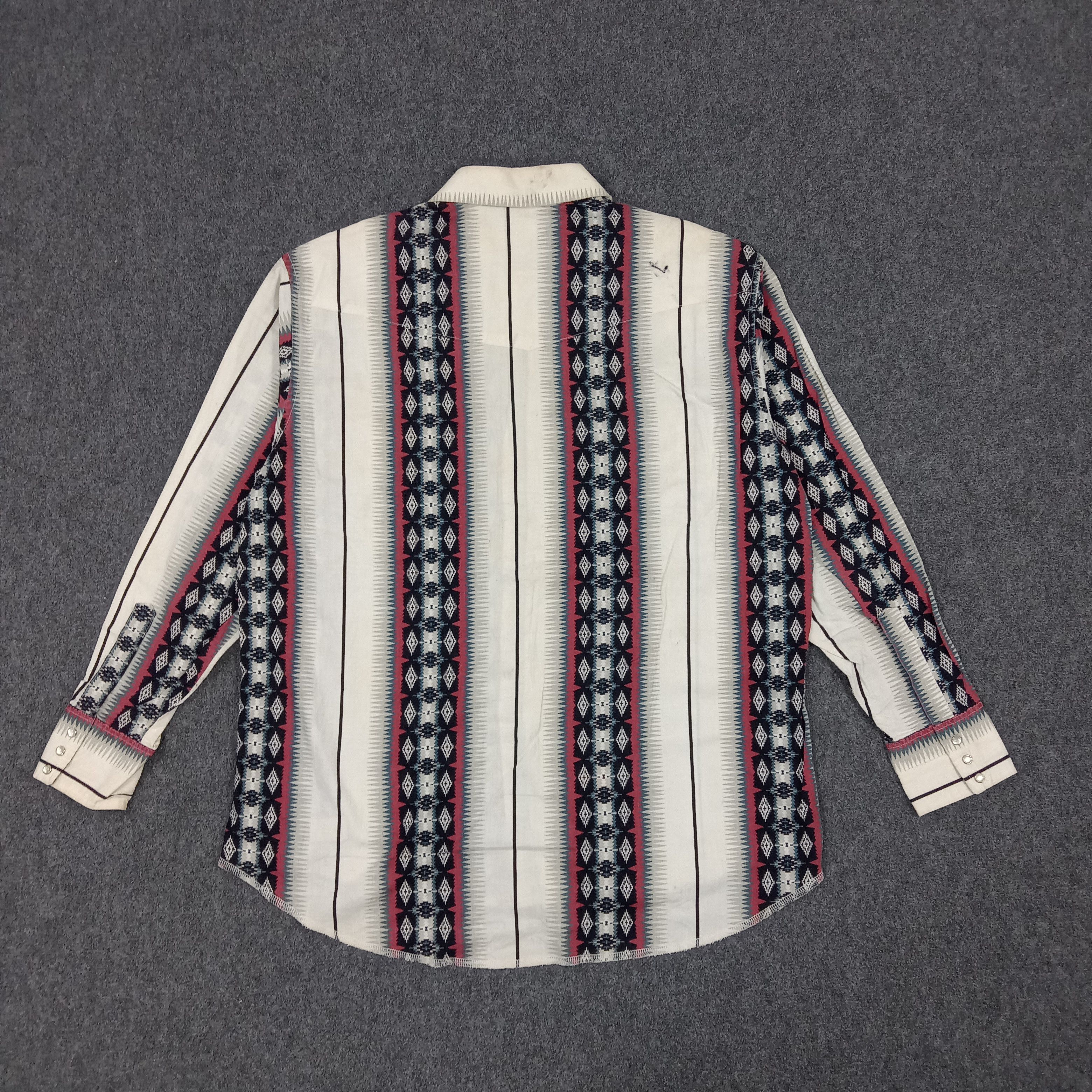 Vintage Wrangler American Retro Style Shirt Button up Size US XXL / EU 58 / 5 - 5 Thumbnail
