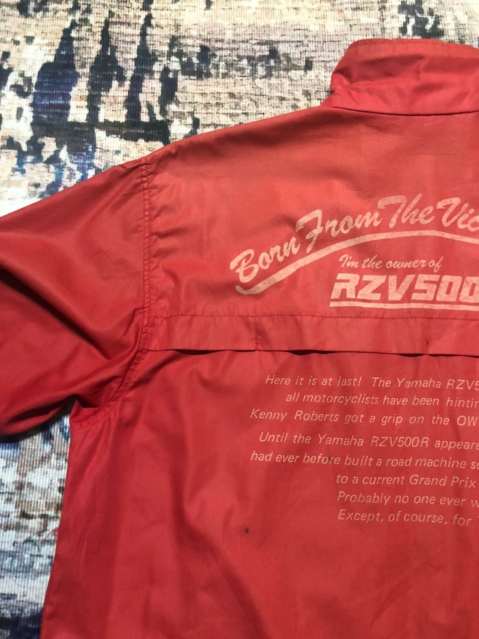 Yamaha Vintage 90s Yamaha RZV500R Kenny Robert Light Jacket Dirty Size US M / EU 48-50 / 2 - 13 Thumbnail