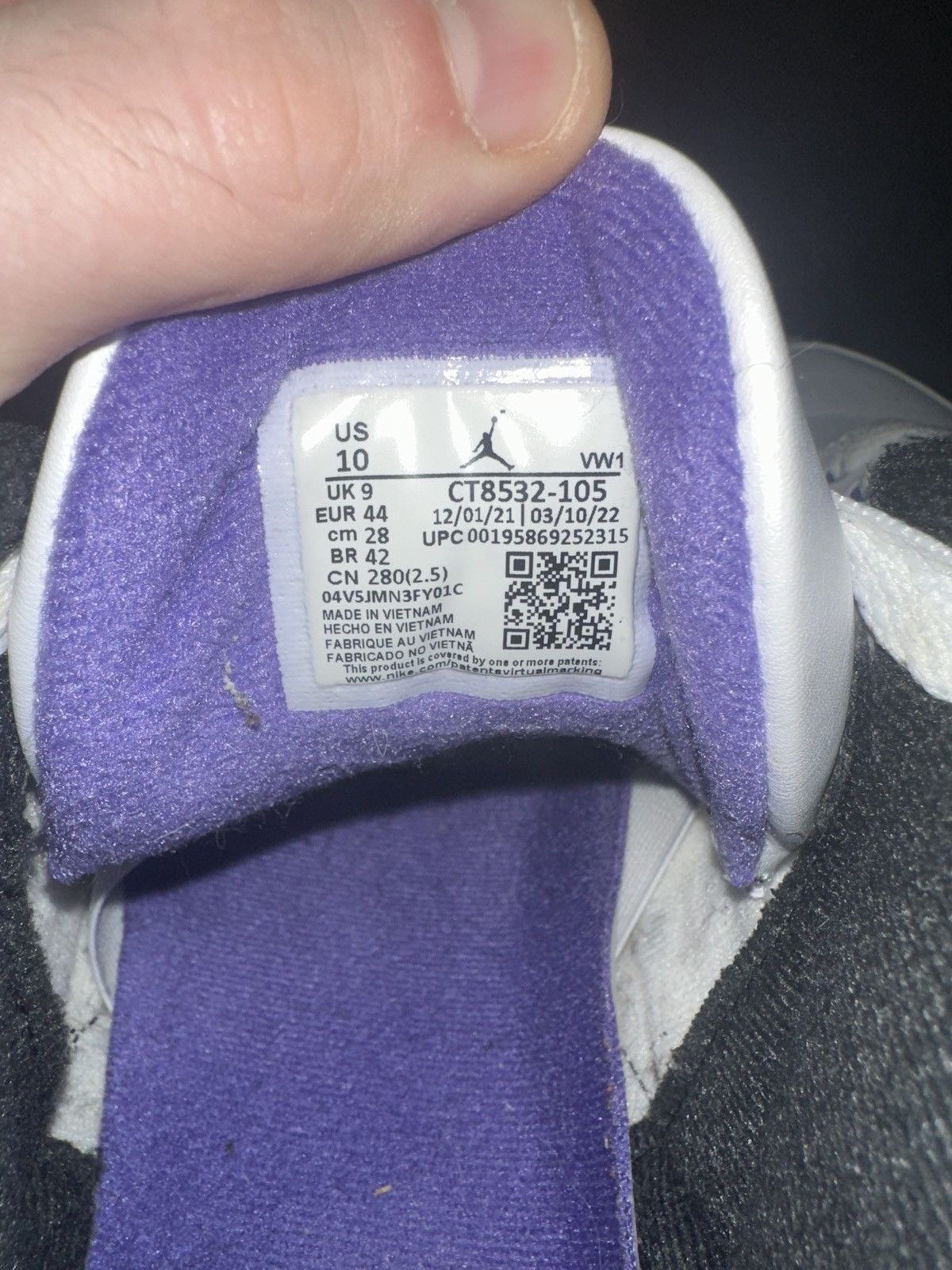 Jordan Brand × Nike Jordan 3 Iris Size US 10 / EU 43 - 5 Thumbnail