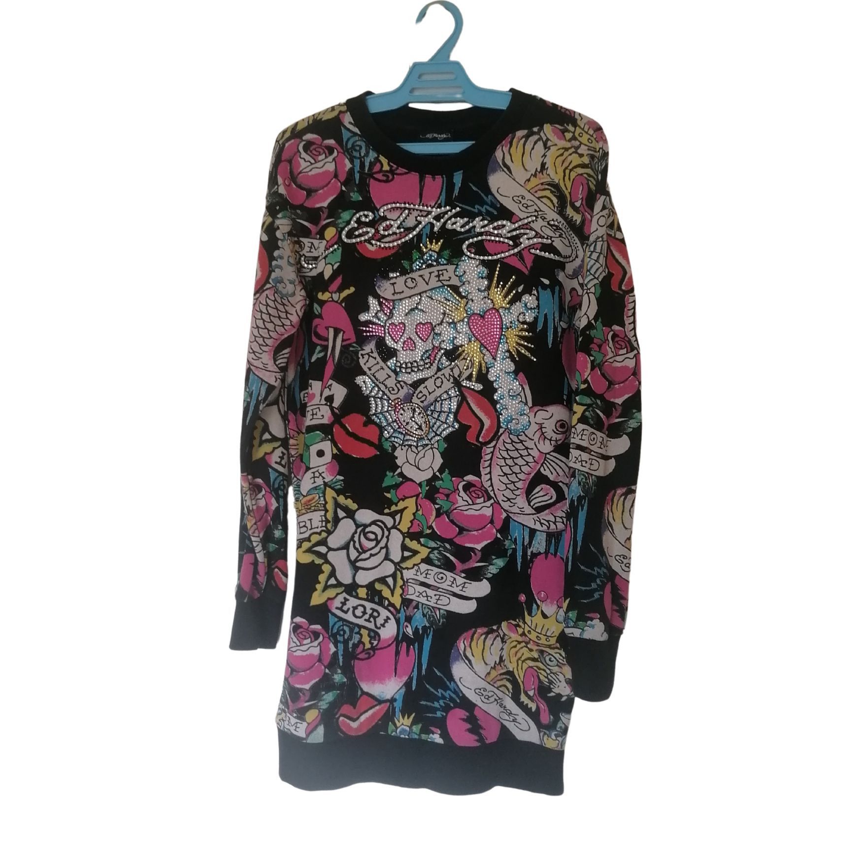 Ed Hardy astonishing rare punk style dress Size S / US 4 / IT 40 - 1 Thumbnail