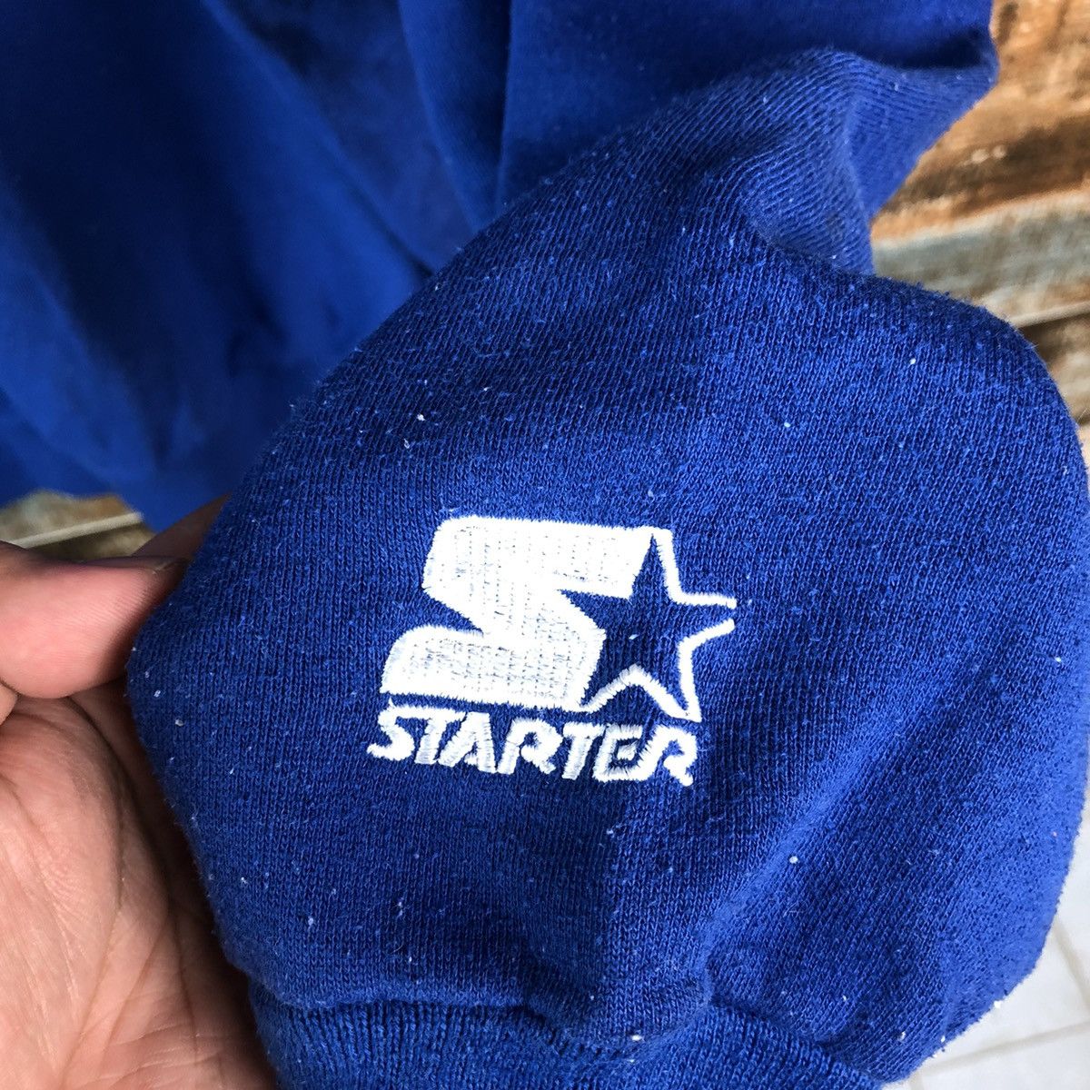 NFL × Starter American Football NFL Blue Jersey sweatshirt #A2029 Size US L / EU 52-54 / 3 - 10 Thumbnail