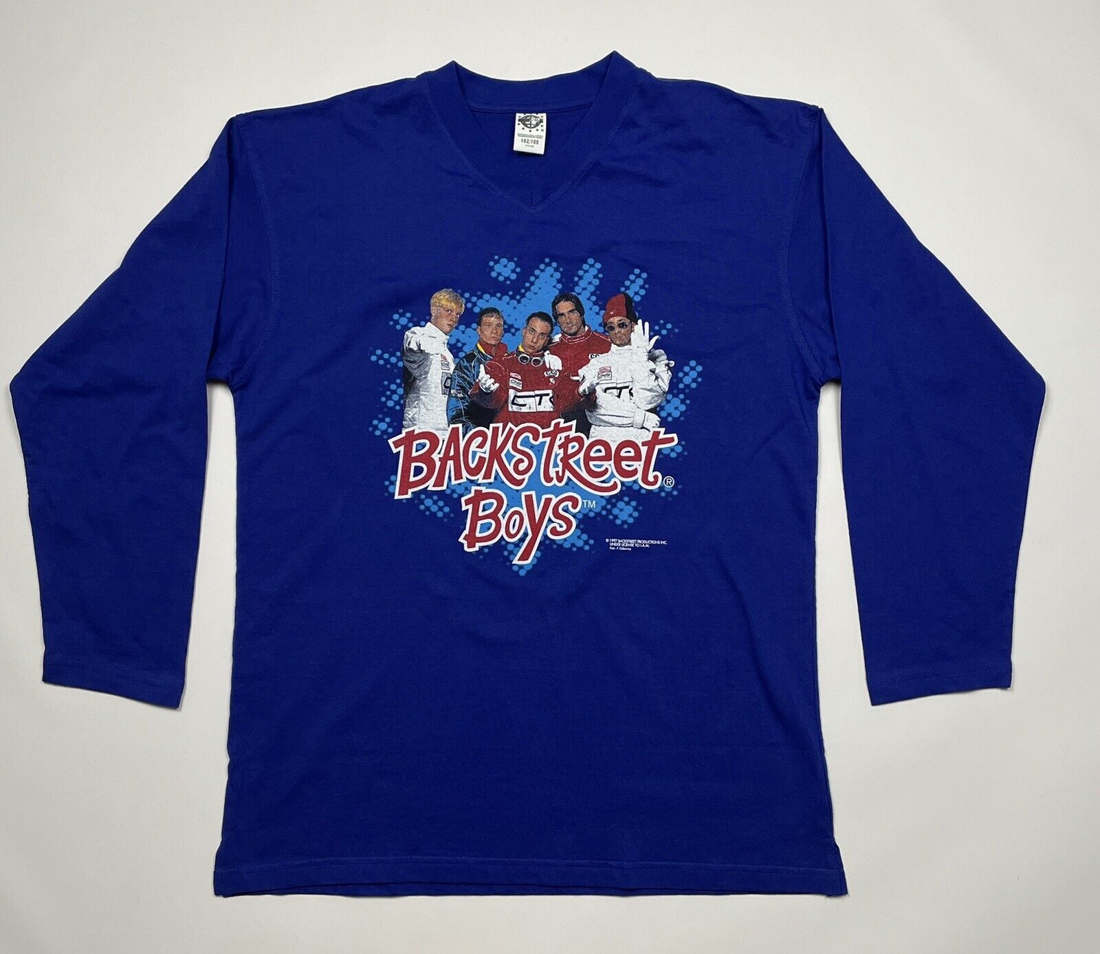 VINTAGE BACKSTREET BOYS 1997 SHIRT TEE LONG SLEEVE VTG BAND