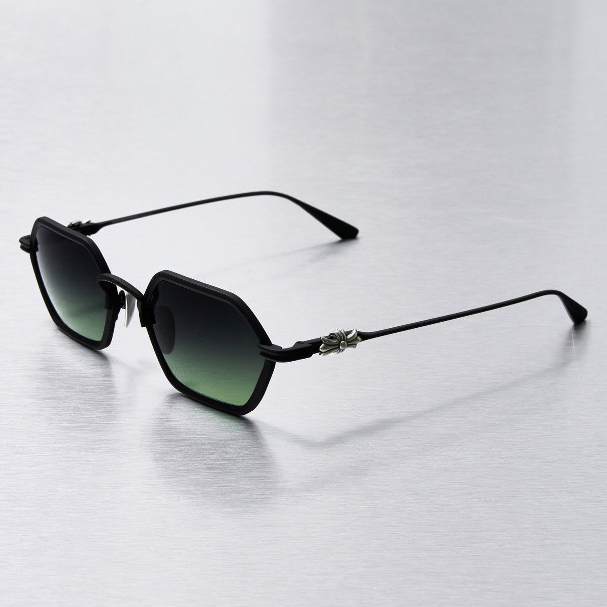 Chrome Hearts CHROME HEARTS DATASS MATTE BLACK SUNGLASSES Size ONE SIZE - 2 Thumbnail