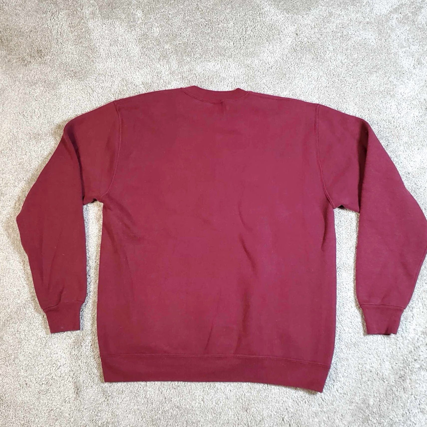 Russell Athletic VINTAGE Russell Athletic Sweatshirt Mens Large Red Cotton Blend Polyester Fleece Crew Neck Long Sleeve Logo 90s Retro USA Sweatshirt Mens Size US L / EU 52-54 / 3 - 5 Thumbnail