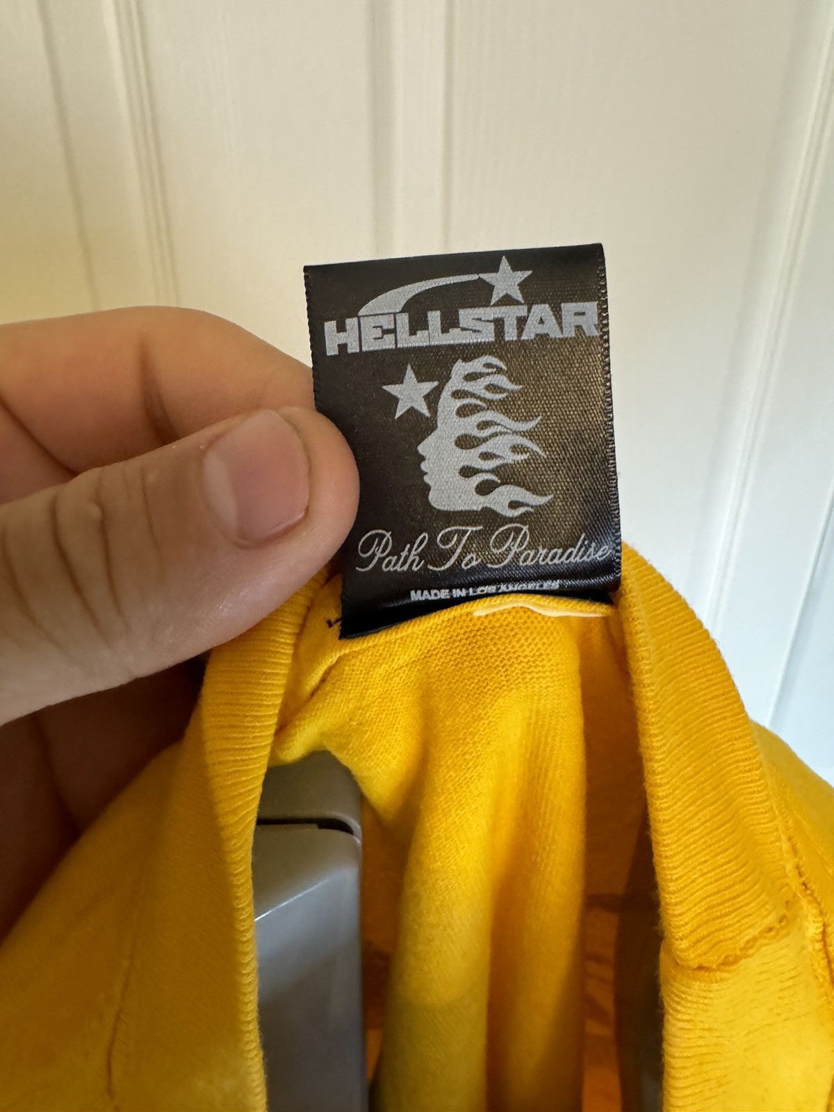 HELLSTAR Hellstar Yellow Jesus Emblem Path To Paradise Tee Size US XL / EU 56 / 4 - 4 Thumbnail