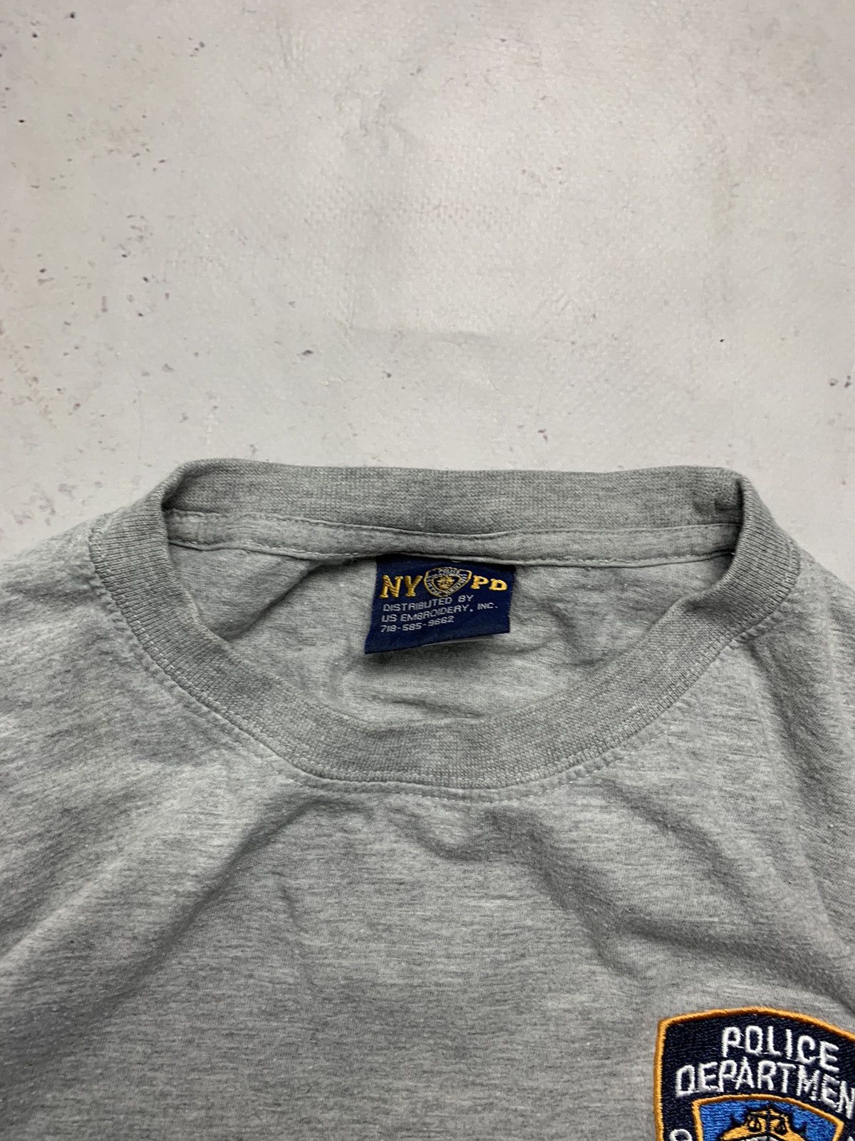 Vintage Vintage NYPD Police Department Promo T-shirt S Size US S / EU 44-46 / 1 - 4 Thumbnail