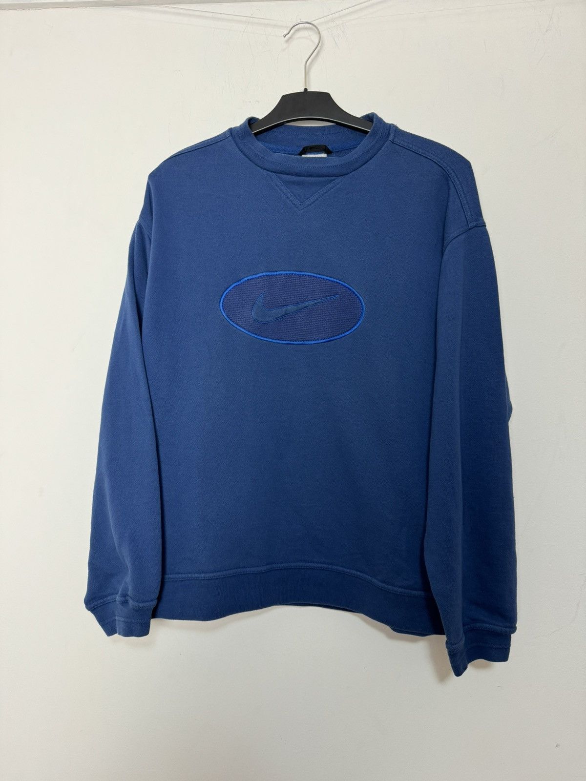 Nike Vintage nike swoosh big logo sweatshirt 90s Size US M / EU 48-50 / 2 - 1 Thumbnail