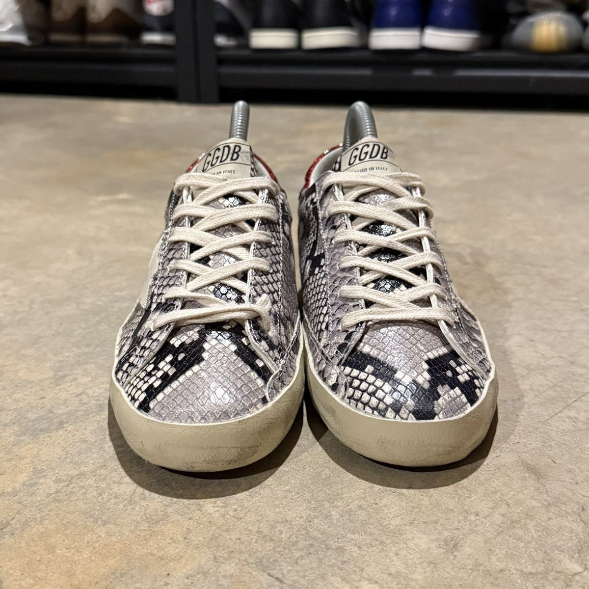 Golden Goose Golden Goose Superstar Snakeskin Embossed Sneakers US 7 ...