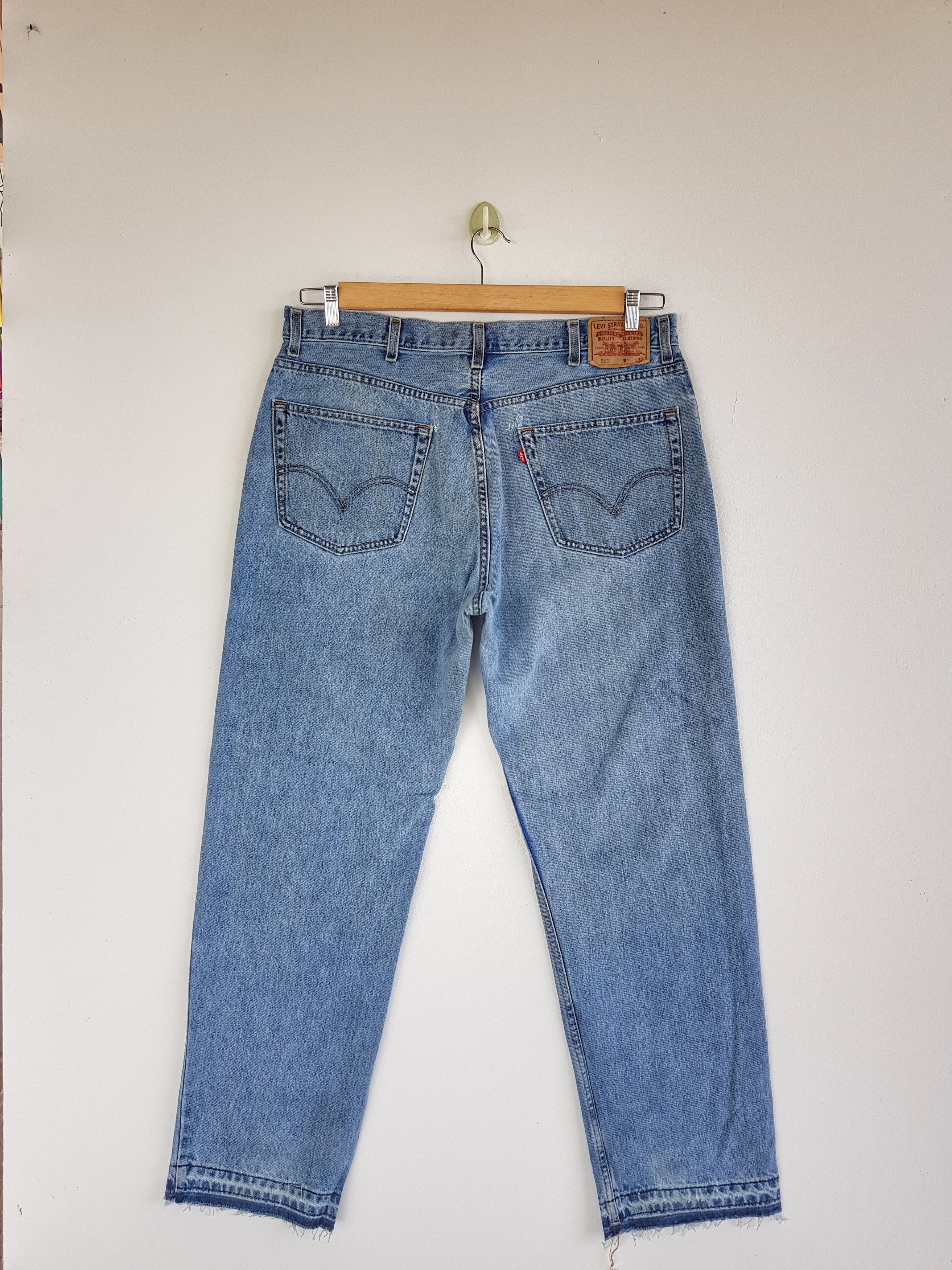 Levi's Vintage Levis 550 Jeans Released Hem Levi's Jeans Denim Size US 38 / EU 54 - 2 Thumbnail