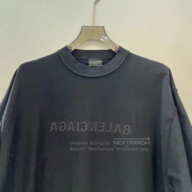 Balenciaga Balenciaga Embroidered Logo Short Sleeve. Size US XXL / EU 58 / 5 - 2 Thumbnail