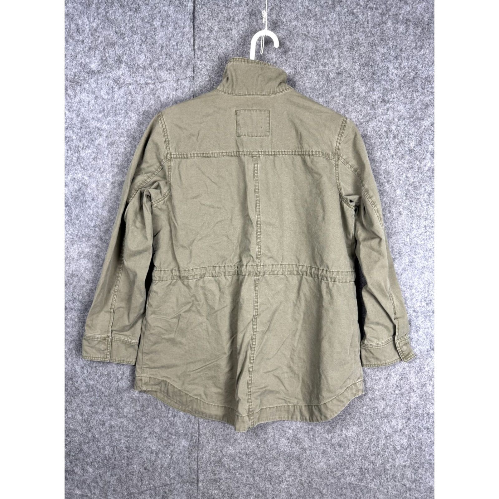 Marine Layer VINTAGE? NEVADA Jacket Women L Green Military Style Chore Zip Canvas Marine Layer Jacket Size L / US 10 / IT 46 - 3 Thumbnail