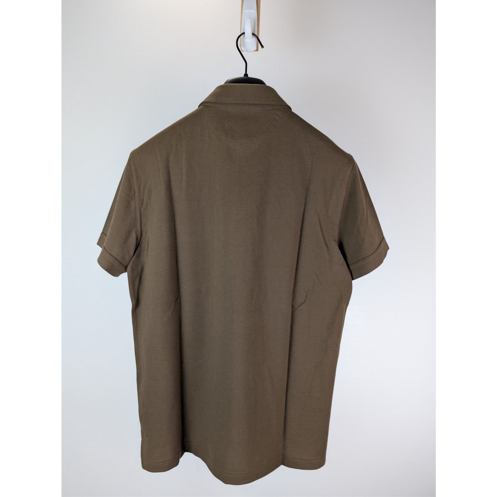 Tom Ford o1rshd1 Cotton Pique Polo Shirt in Brown Size US M / EU 48-50 / 2 - 16 Thumbnail