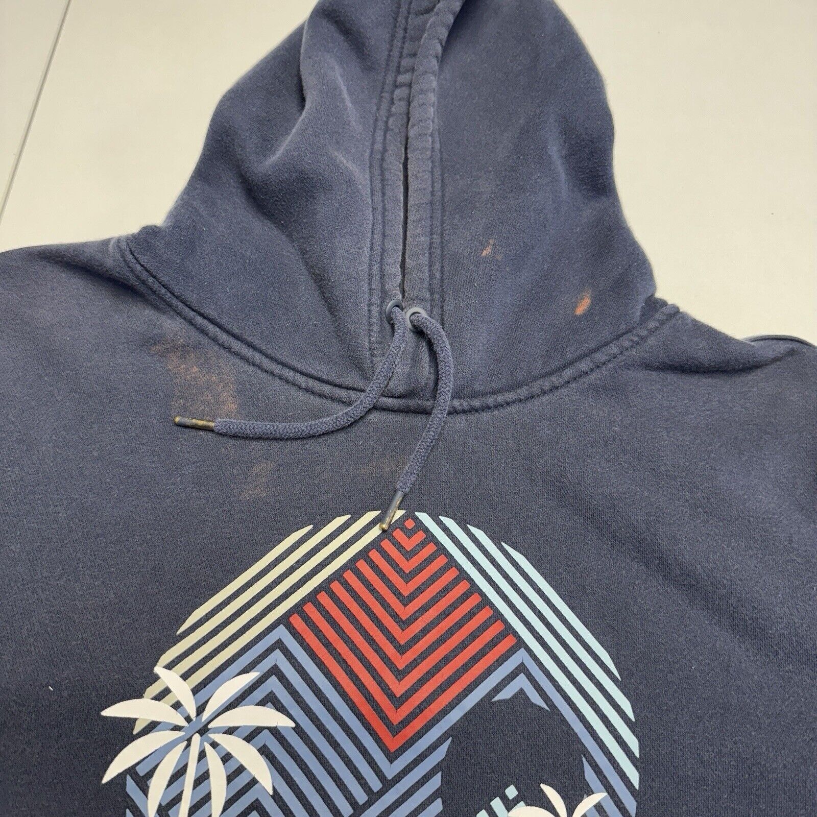 Hurley Hurley Hoodie Mens Large Blue Surf Skate Sweatshirt Size US L / EU 52-54 / 3 - 4 Thumbnail
