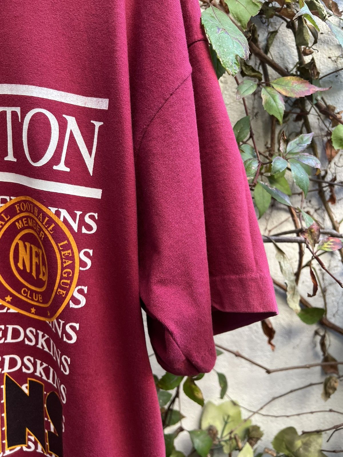 NFL 90s Washington Redskins Single Stitch American Football Tee Size US XL / EU 56 / 4 - 2 Thumbnail