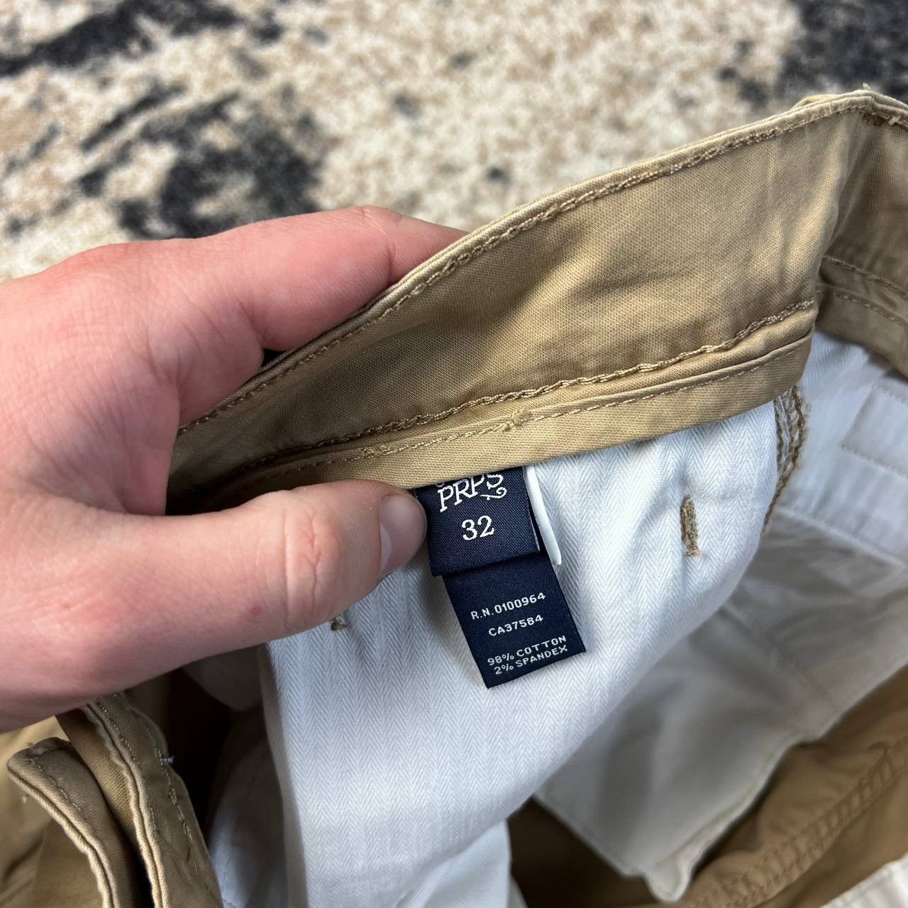 Prps PRPS Mens Multipocket Cargo Pants Streetwear Style Size US 32 / EU 48 - 7 Thumbnail