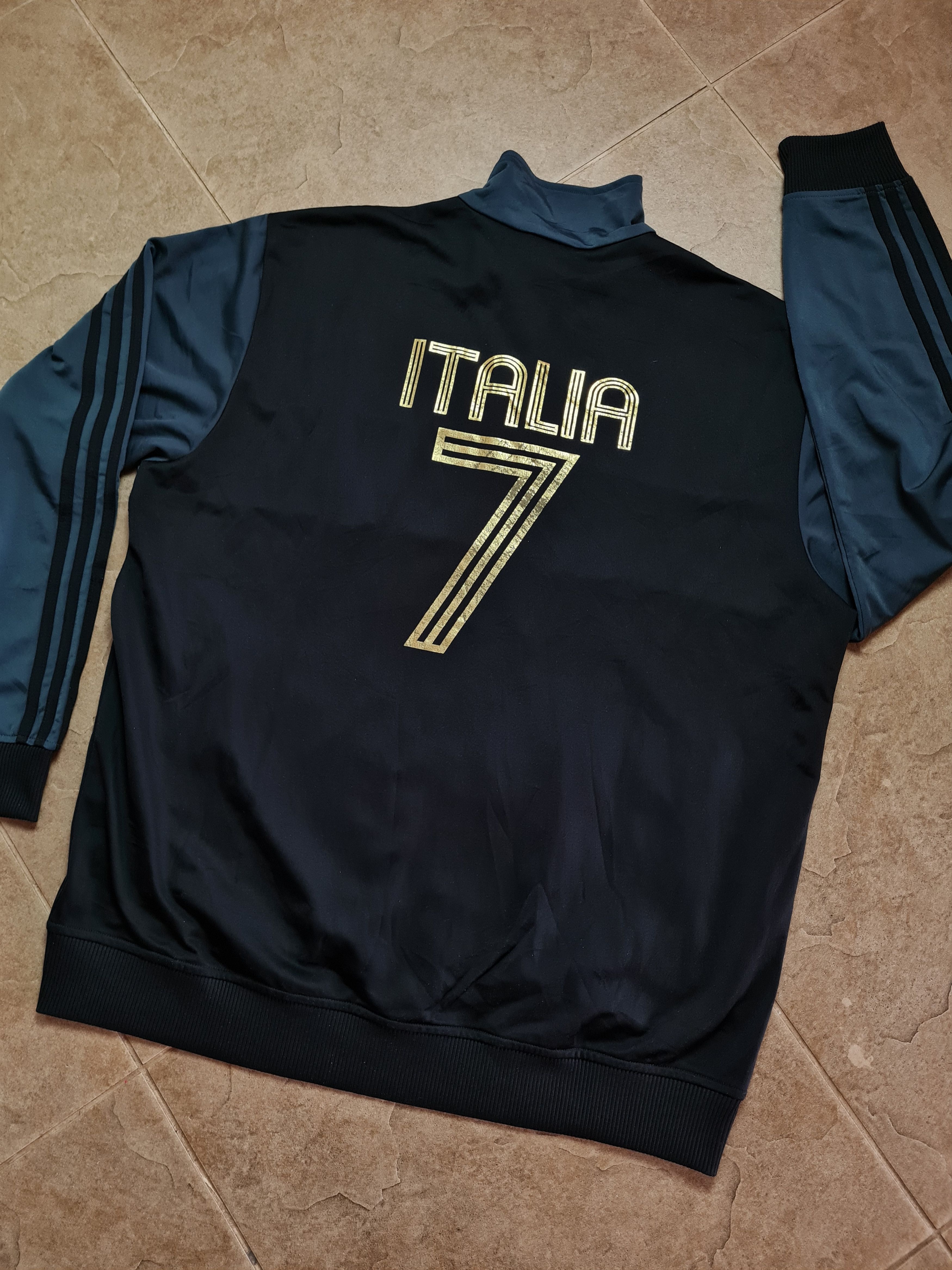 Adidas Vintage Adidas Originals Italy #7 Full Zip Jacket Track Top Size US XL / EU 56 / 4 - 25 Thumbnail