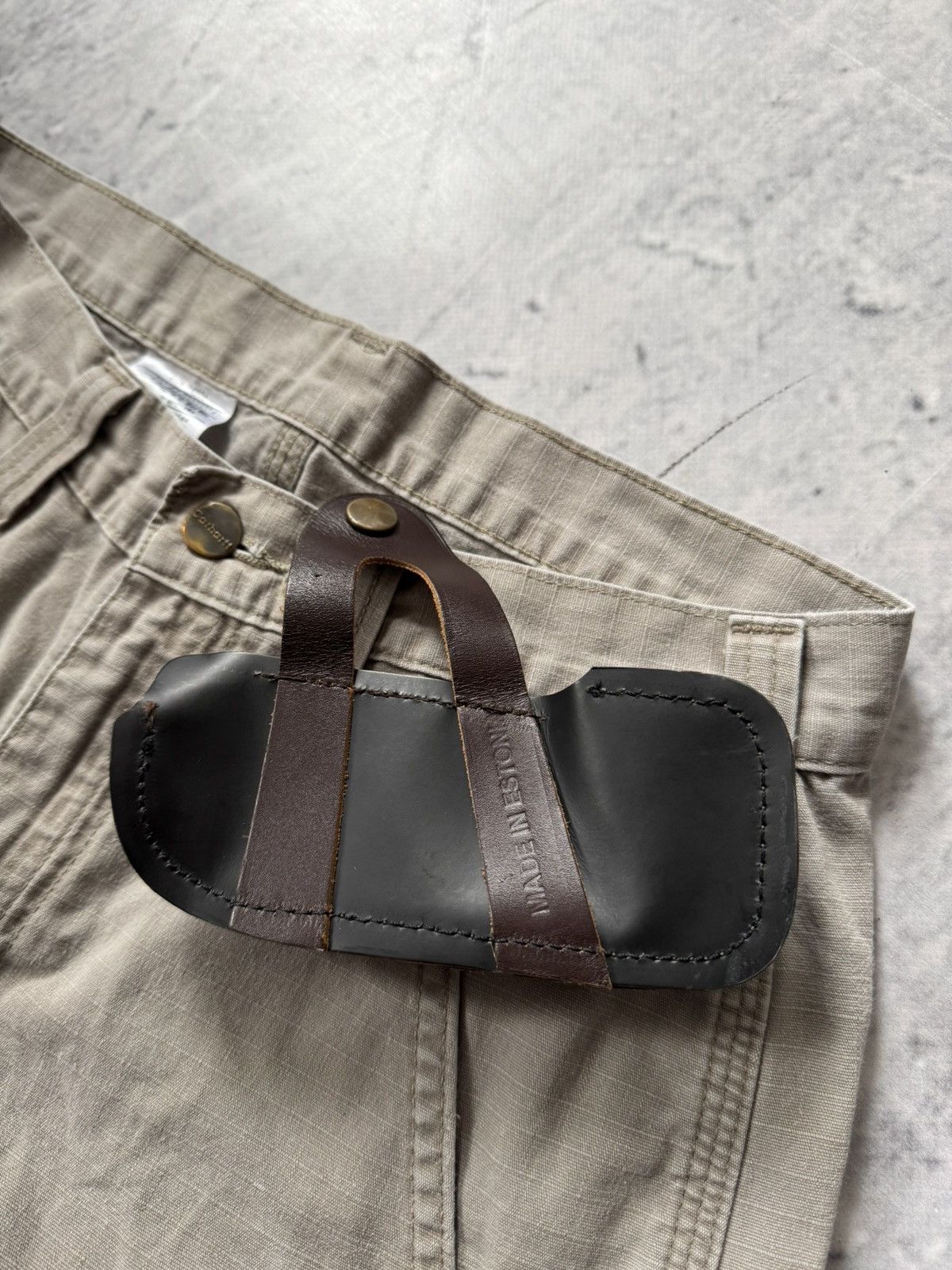 Leather × Vintage 00s Vintage Brown case for Phone or airPods leather Size ONE SIZE - 5 Thumbnail