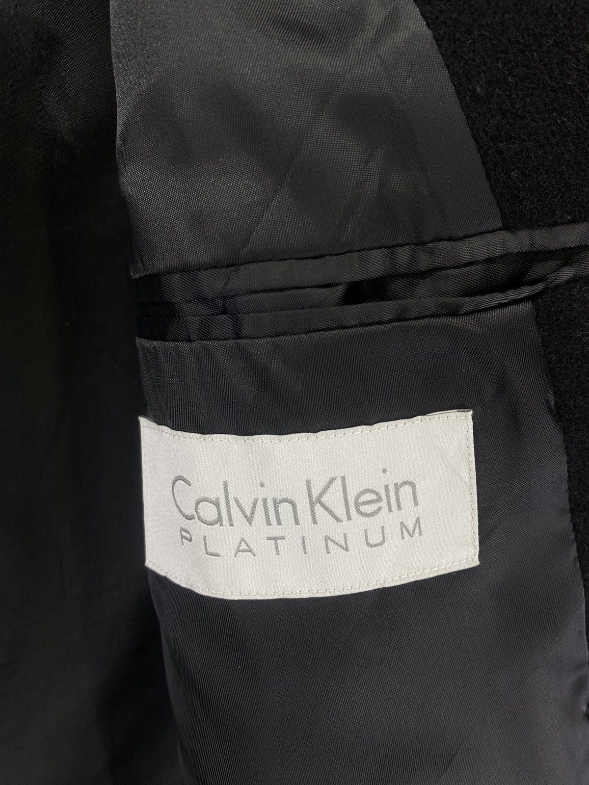 Calvin Klein Vintage Calvin Klein Platinum Wool Long Jacket Size US M / EU 48-50 / 2 - 8 Thumbnail