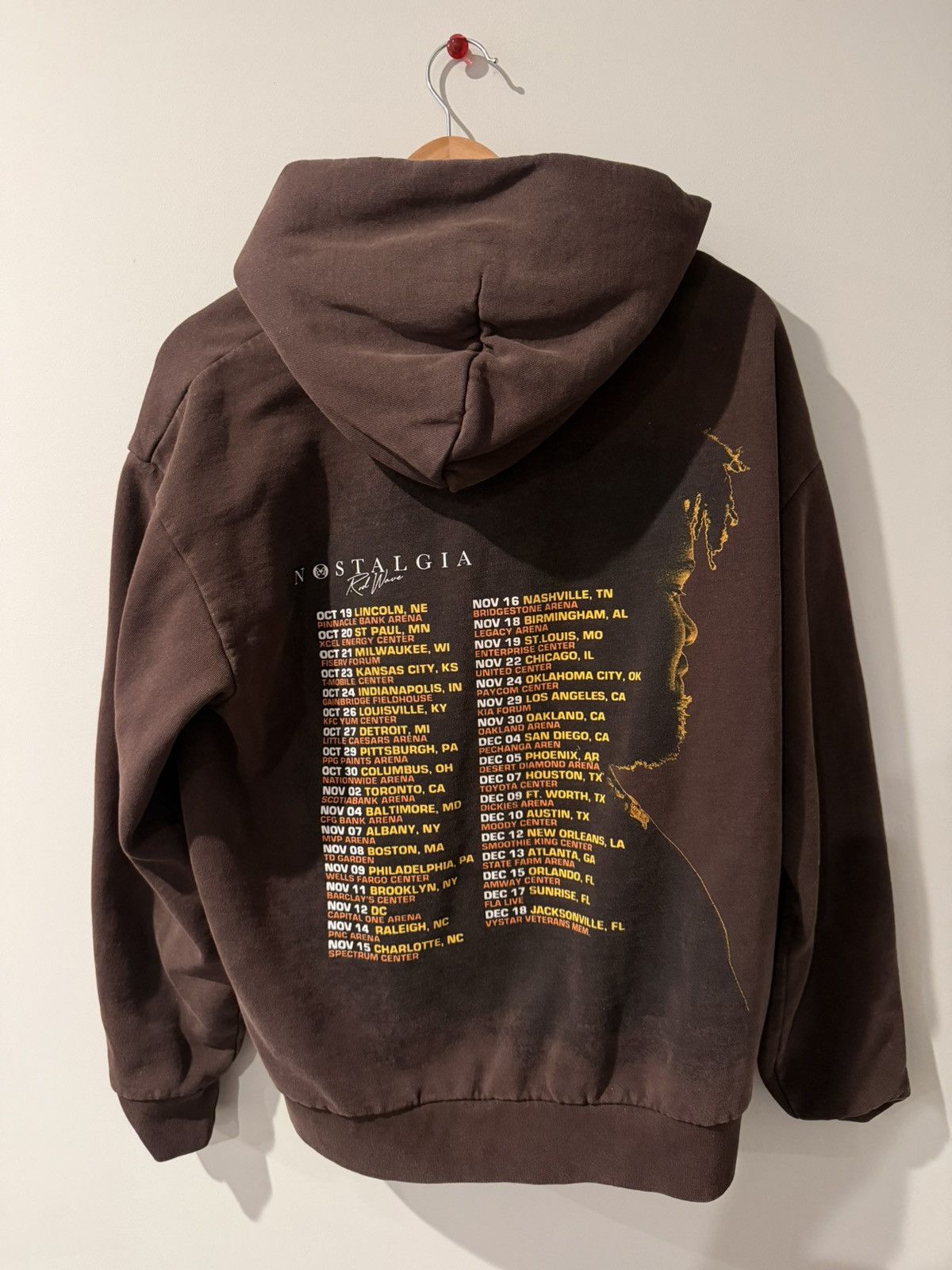 Other Rod wave Nostalgia Tour 2023 Brown Hoodie Size US M / EU 48-50 / 2 - 2 Thumbnail