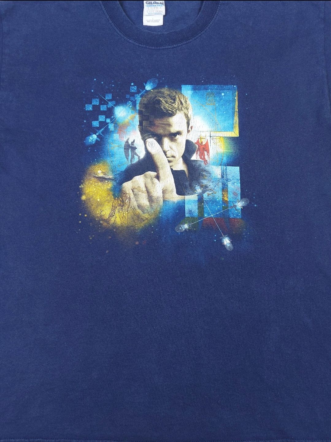 Band Tees × Vintage Vintage 2005 Robbie Williams Intensive Care Album Promo TEE Size US L / EU 52-54 / 3 - 12 Thumbnail