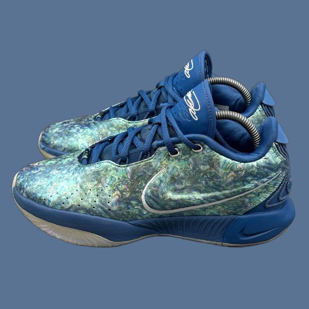 Nike Nike LeBron Jame XXI 2 Abalone Mens Size 8.5 Industrial Blue Green FN0708-400 Nike Shoes Sneaker Men's Casual Activewear 2023 Size US 9 / EU 42 - 1 Thumbnail