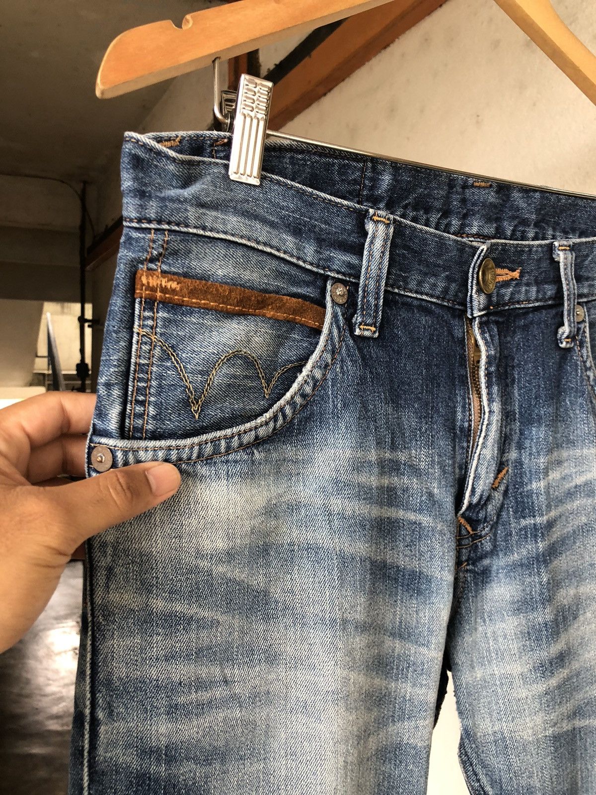 Edwin Vintage Edwin Distressed Denim Size US 32 / EU 48 - 5 Thumbnail