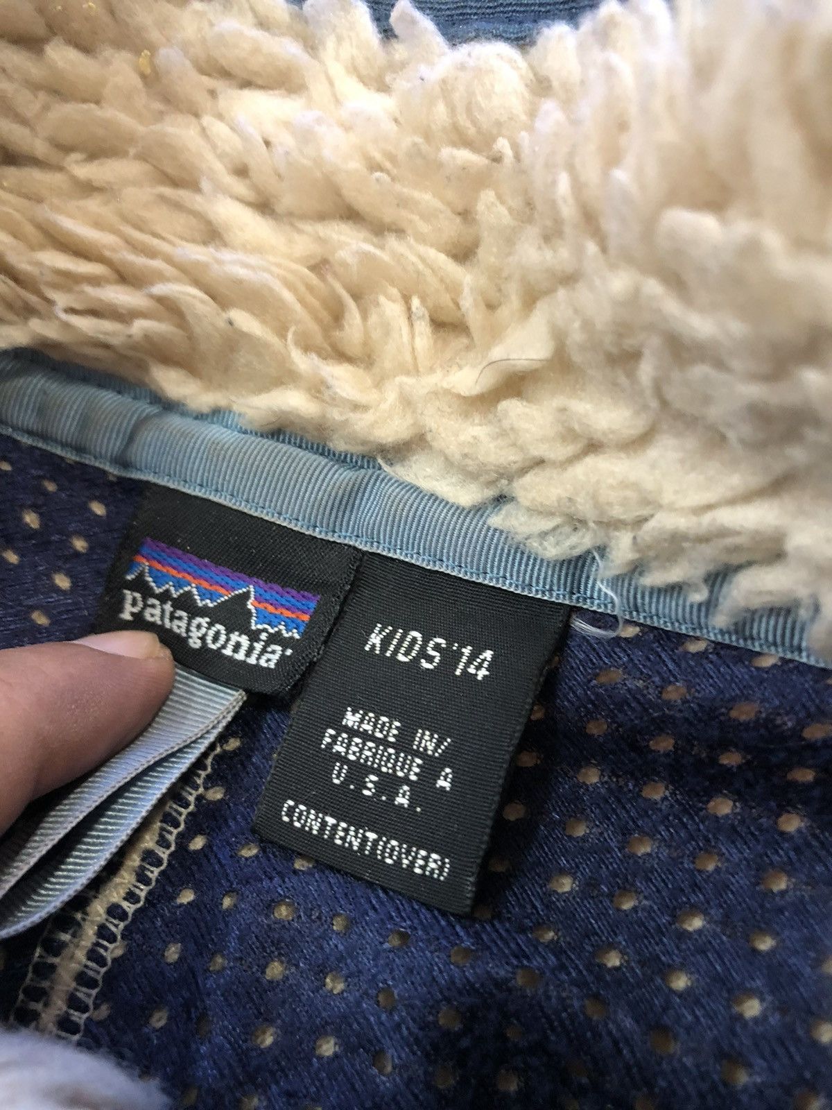 Patagonia × Vintage Vintage 2000 Patagonia deep pile retro jacket Size US XS / EU 42 / 0 - 8 Thumbnail