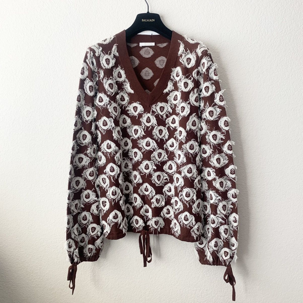 Chloe Chloe fringe bubble fringe oversized sweater Size XS / US 0-2 / IT 36-38 - 15 Thumbnail