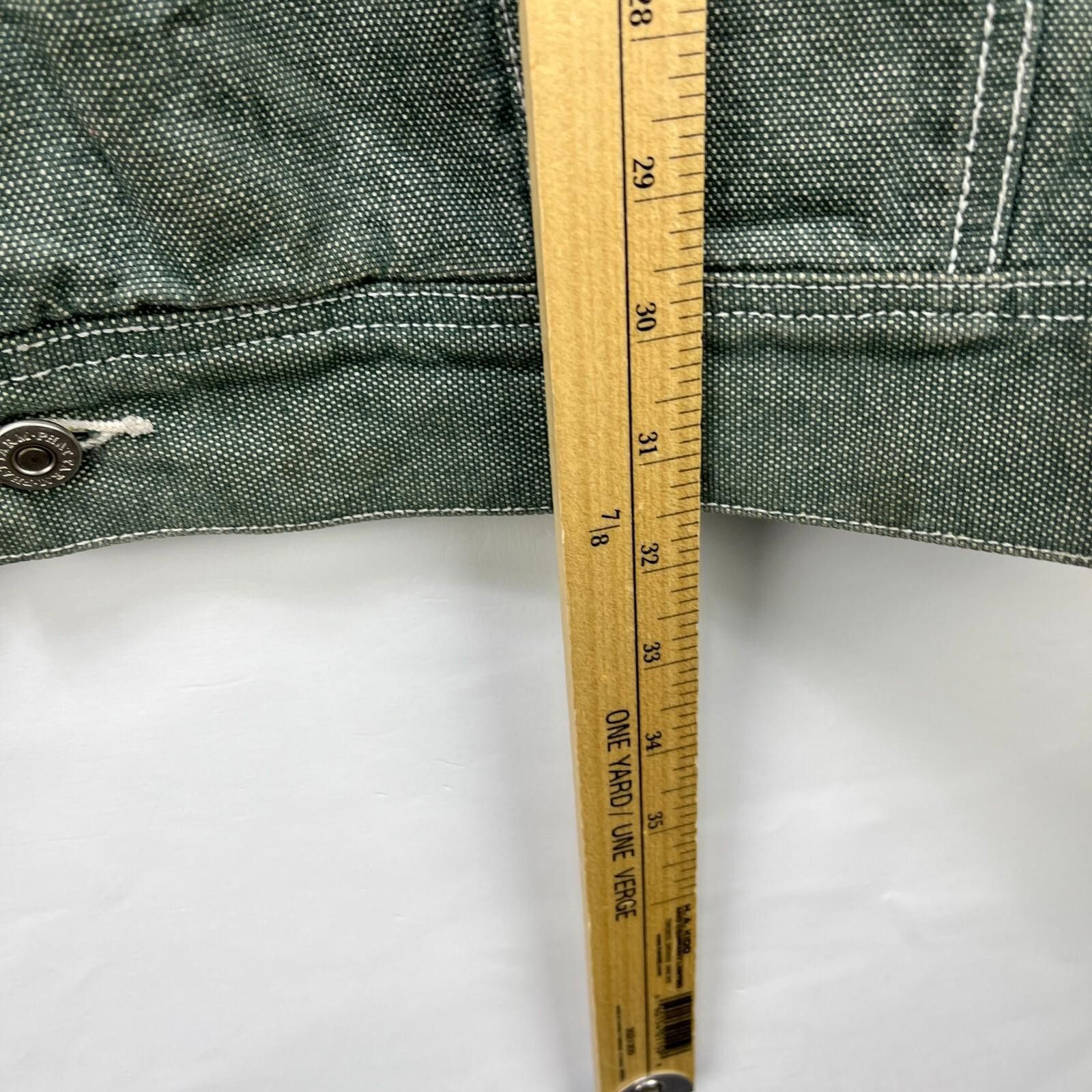 Phat Farm Vintage Y2K Phat Farm Denim Jacket Size 2XL Baggy Green Size US XXL / EU 58 / 5 - 7 Thumbnail