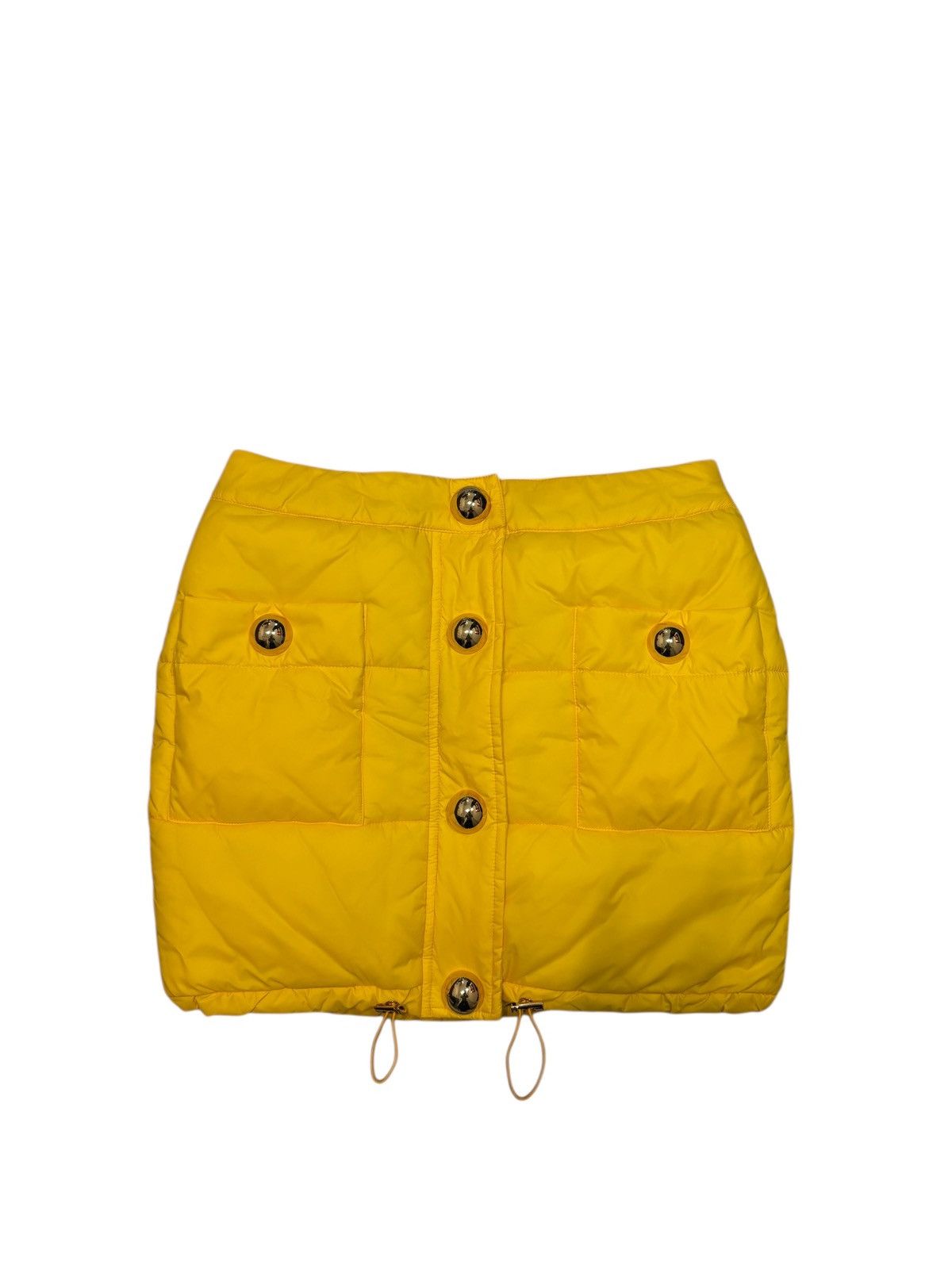 H&M × Moschino Moschino Skirt Puffy Style Big Gold Button Close Zip Size 26" / US 2 / IT 38 - 5 Thumbnail