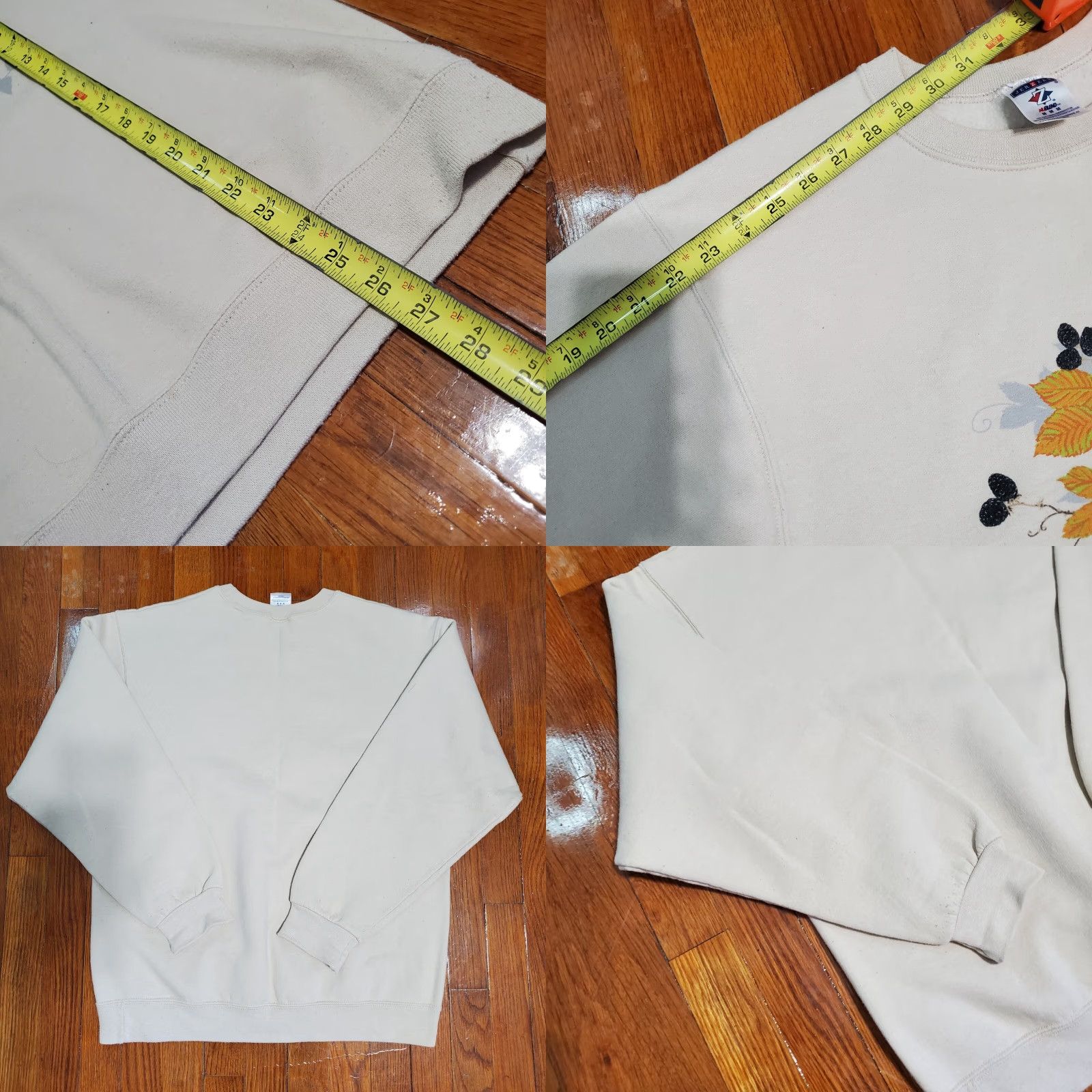 Jerzees VINTAGE Jerzees Sweatshirt Adult M Brown 90s Bird Logo Pullover Crew Neck Cotton Fleece Regular Men Size US M / EU 48-50 / 2 - 8 Thumbnail